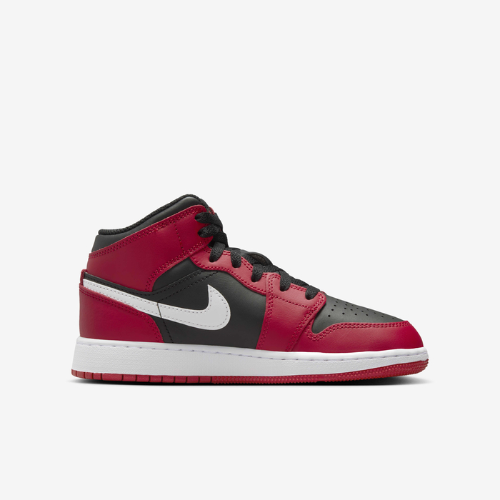 Buy Air Jordan Mid Older Kids' Shoes Black/Gym Red/White