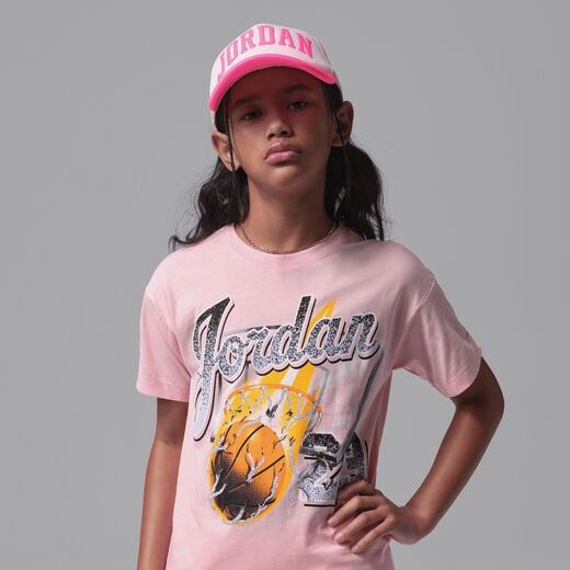 Kids' T-Shirts-JRDN, Jordan, Big Kids' She's On Fire Script T-Shirt