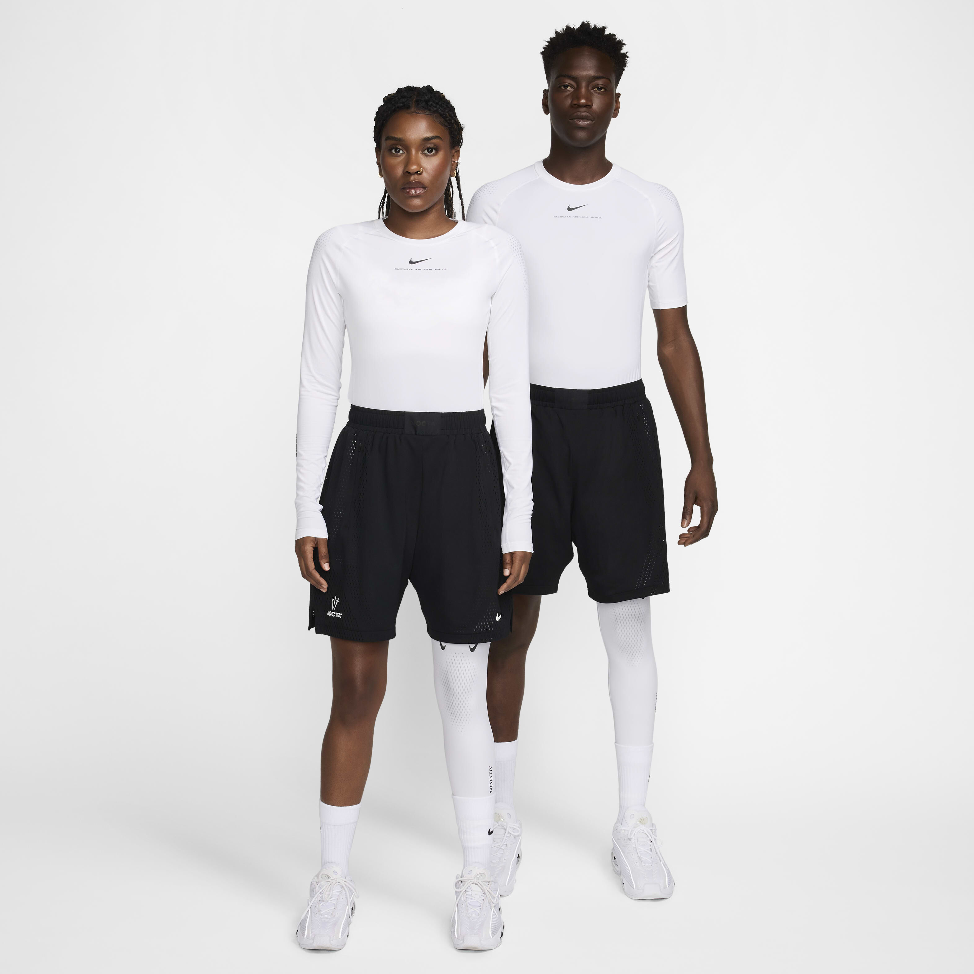 Buy NOCTA Men's Single-Leg Basketball Tights (Left) - White