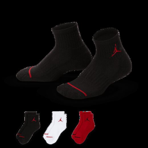 Jordan Ankle Socks-JRDN, Jordan, Little Kids' Ankle Socks (3 Pairs)