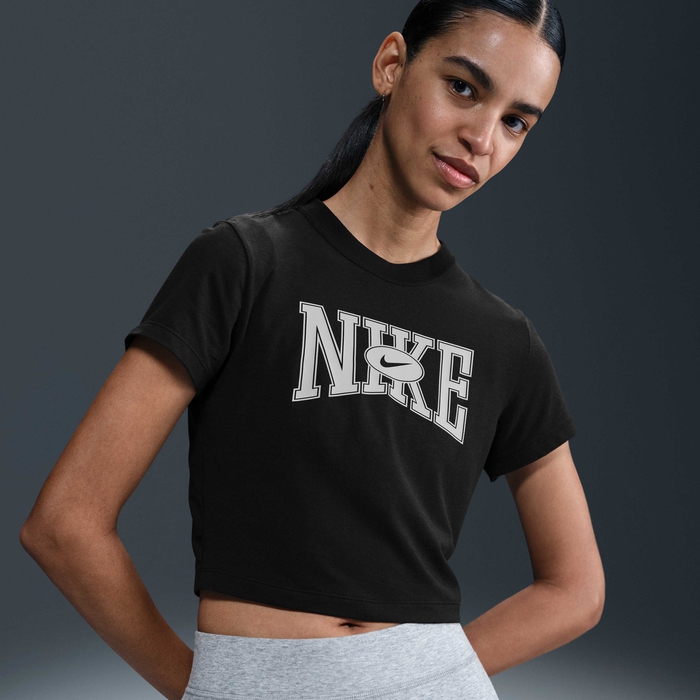 Buy Nike Sportswear Women's Slim Cropped T-Shirt Black Nike