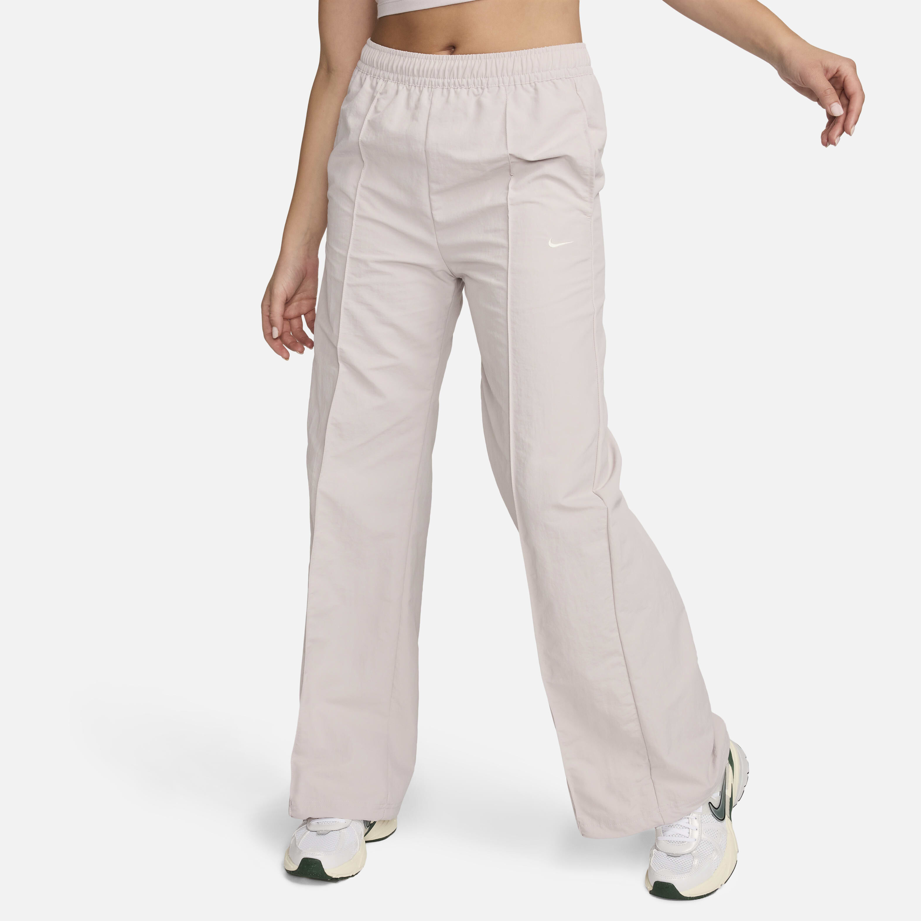 Buy Nike Sportswear Everything Wovens Women s Mid Rise Open Hem Trousers Nike Qatar Official