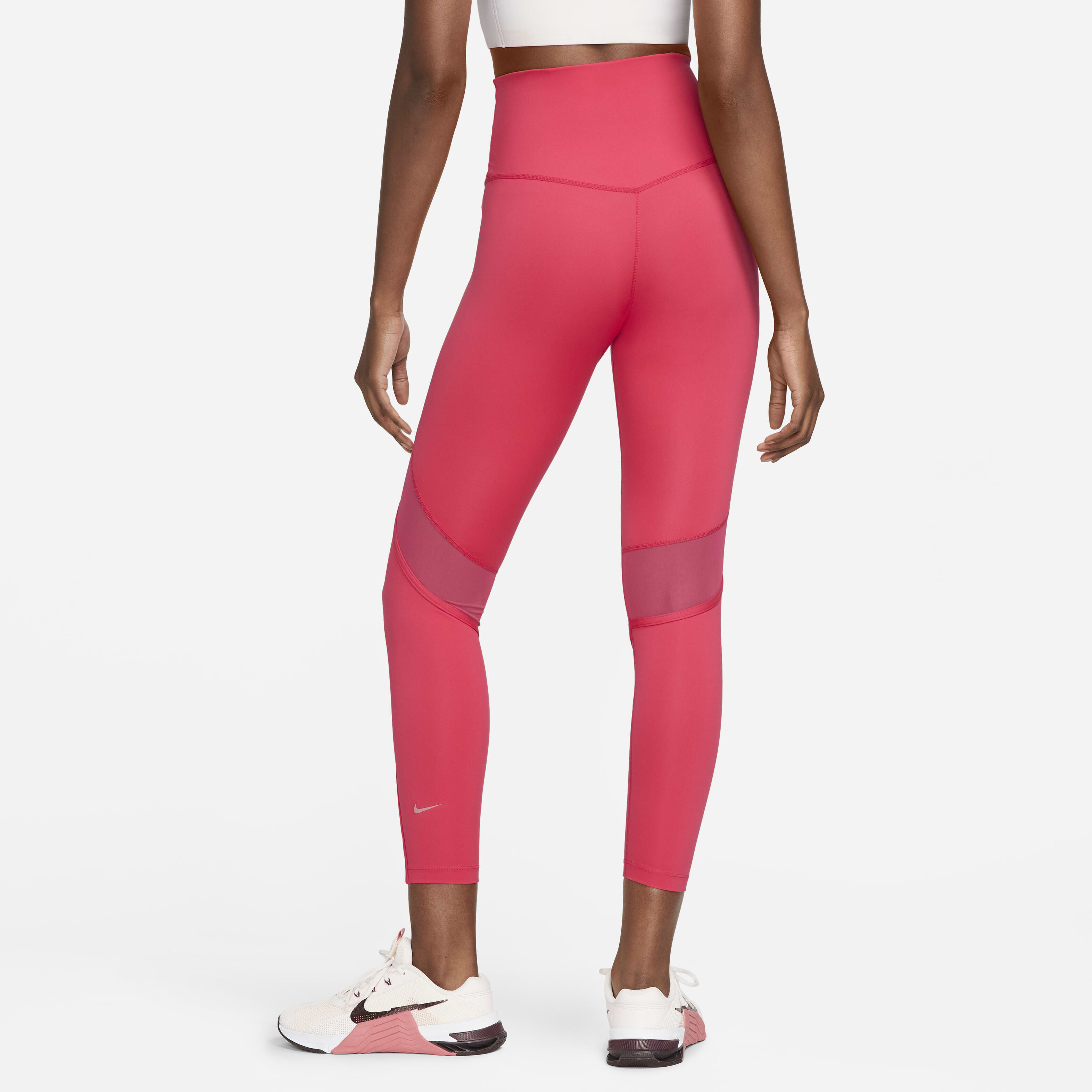 Buy Nike One Women s High Waisted 7 8 Mesh Panelled Leggings Nike Qatar Official
