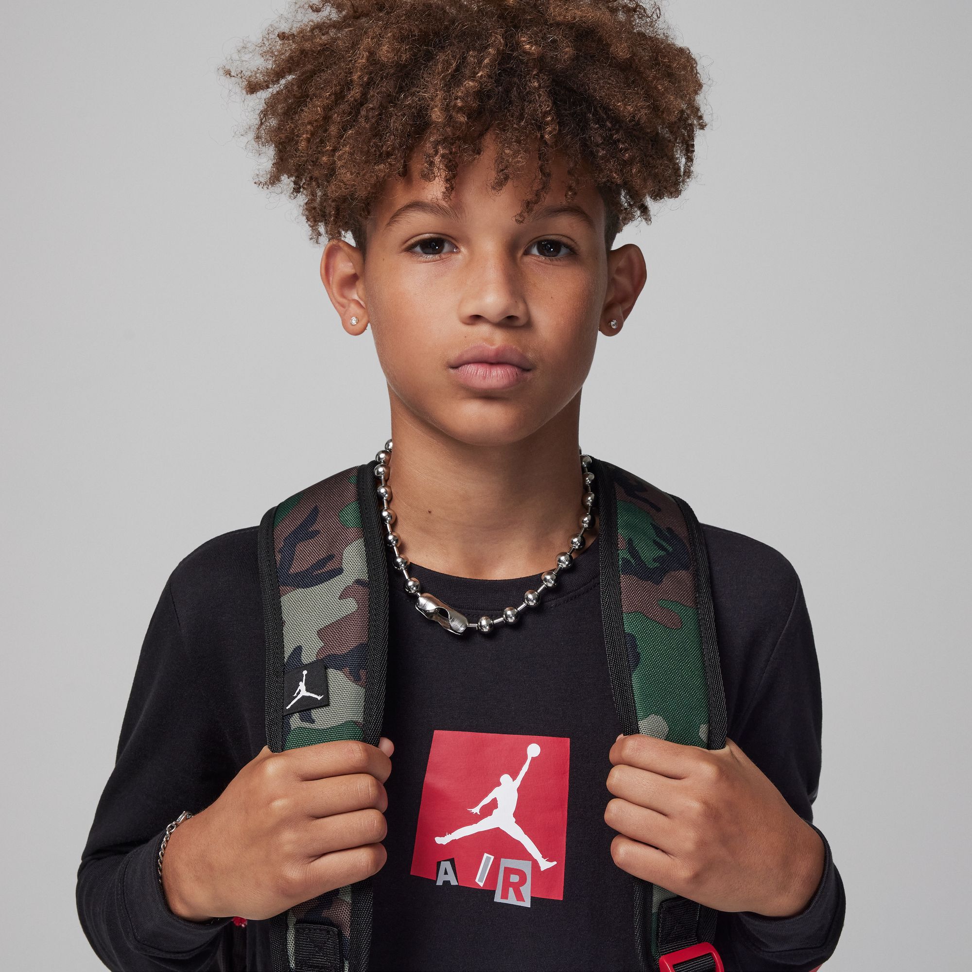 تيشيرت بأكمام طويلة جوردن اير ستاكد image number 1