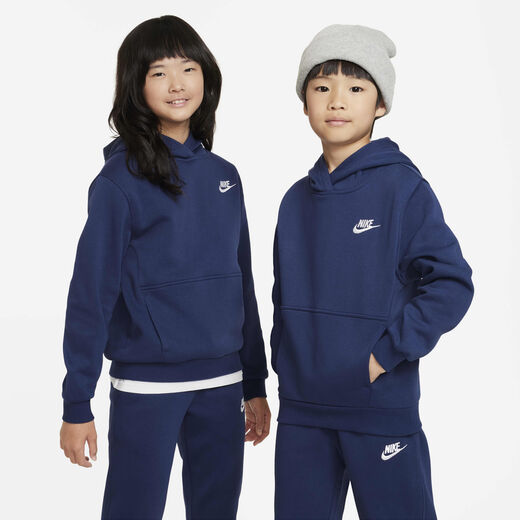 Hoodies and Jackets-Nike, Nike Sportswear Club Fleece, Older Kids' Pullover Hoodie
