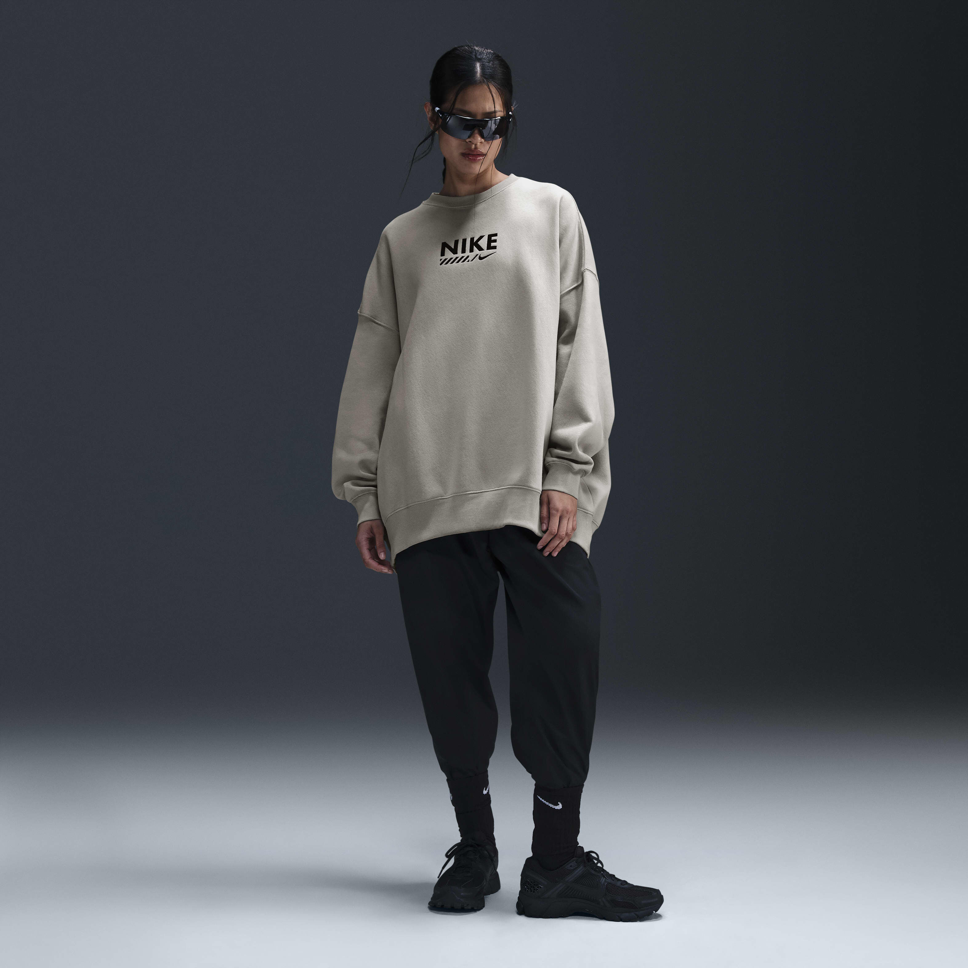 Buy Nike Sportswear Women's Oversized Fleece Crew-Neck