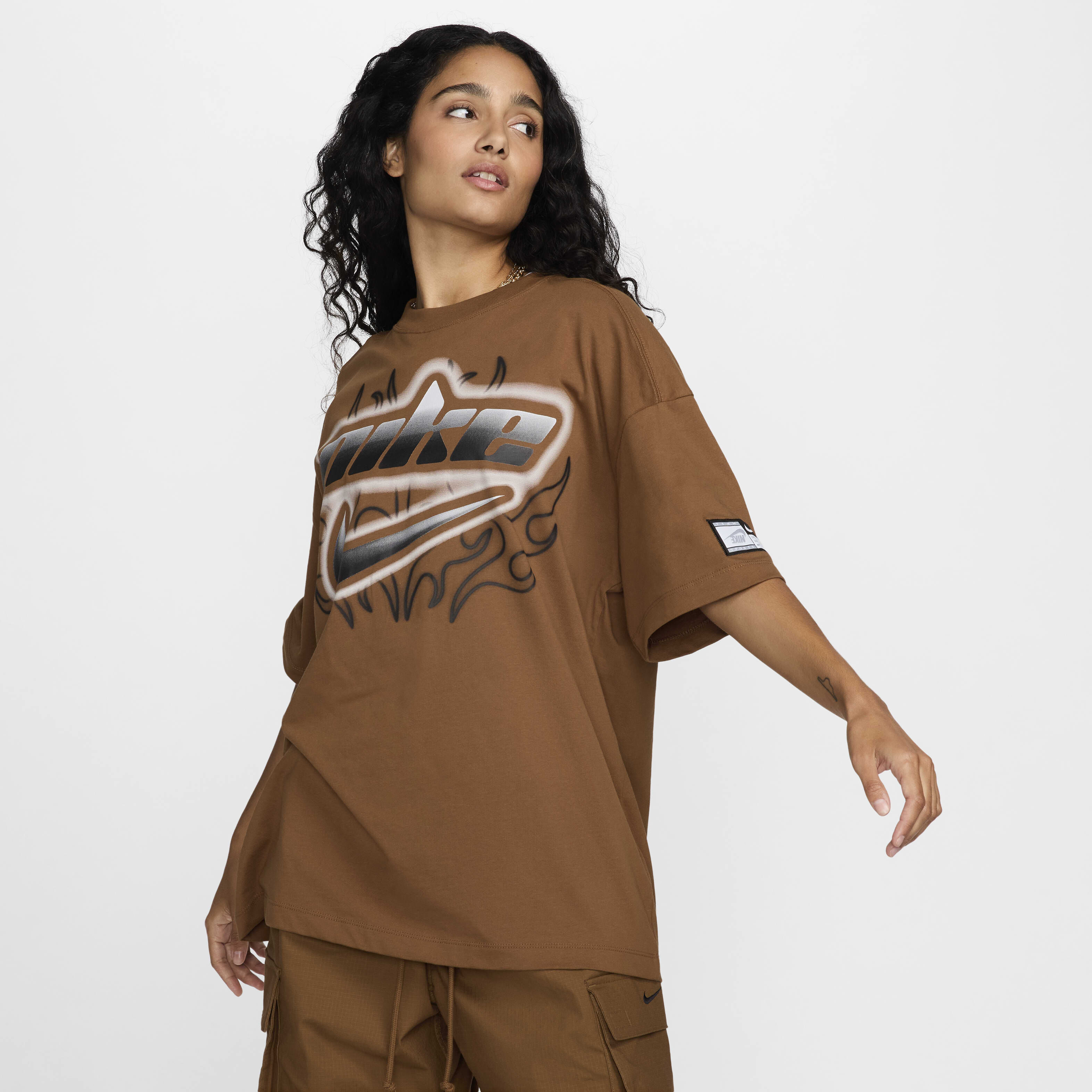 Nike gold digging women's tee shirt top