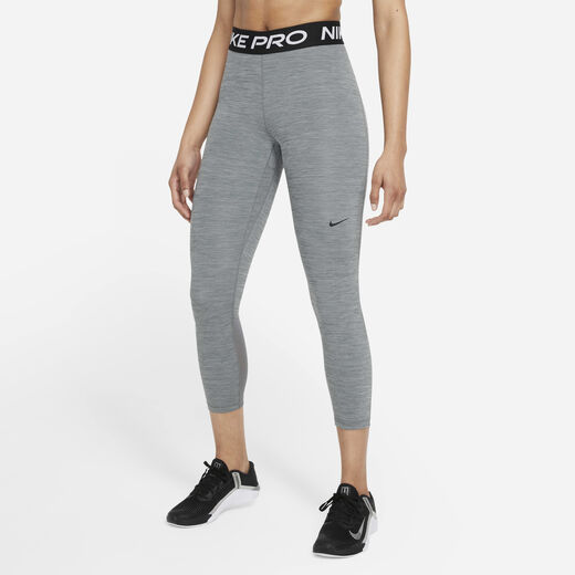 Leggings-Nike, Nike Pro, Women's Mid-Rise Crop Mesh-Panel Leggings Leggings-Nike, Nike Pro, Women's Mid-Rise Crop Mesh-Panel Leggings