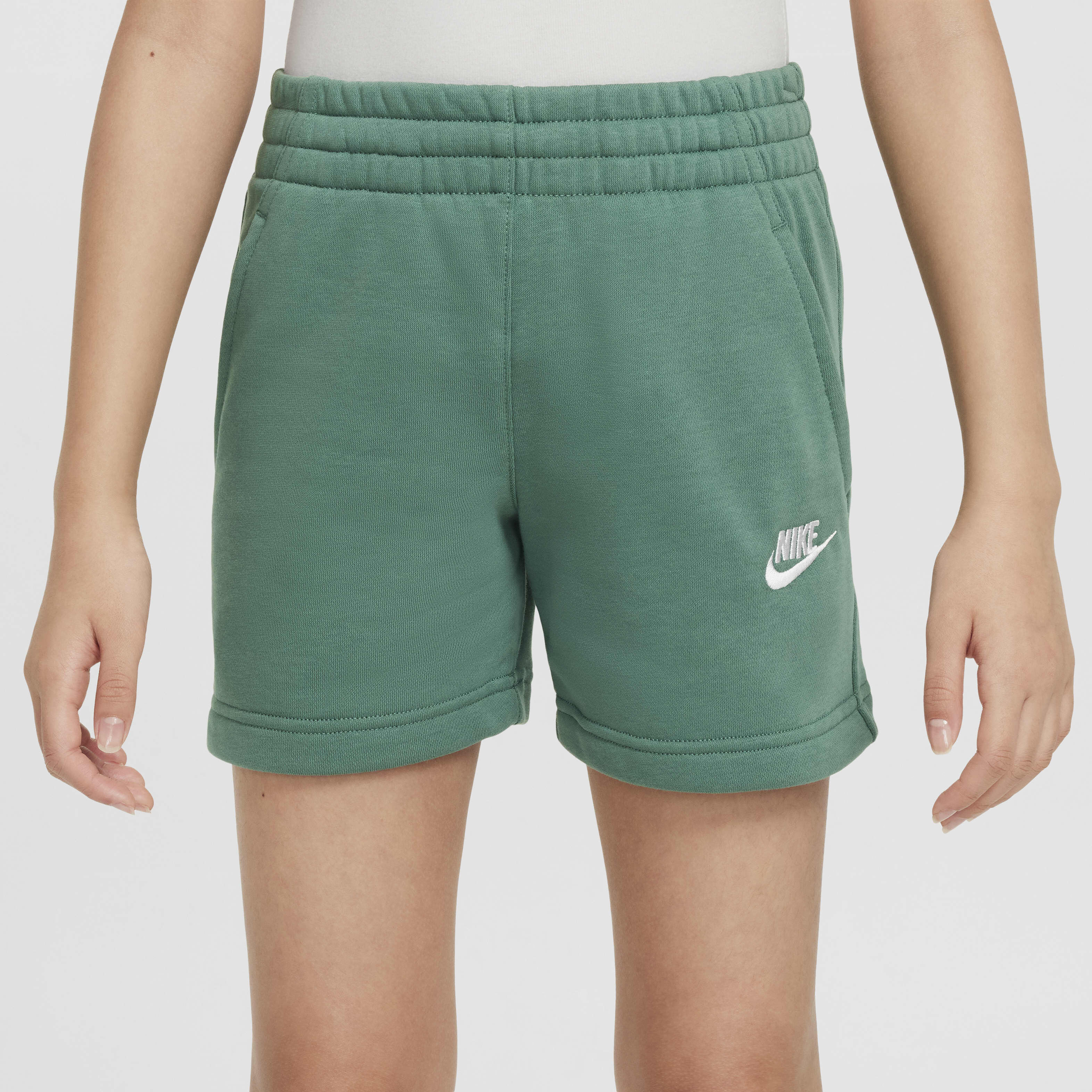 Buy Nike Sportswear Club Fleece Older Kids Girls 13cm approx. French Terry Shorts Nike Qatar Official