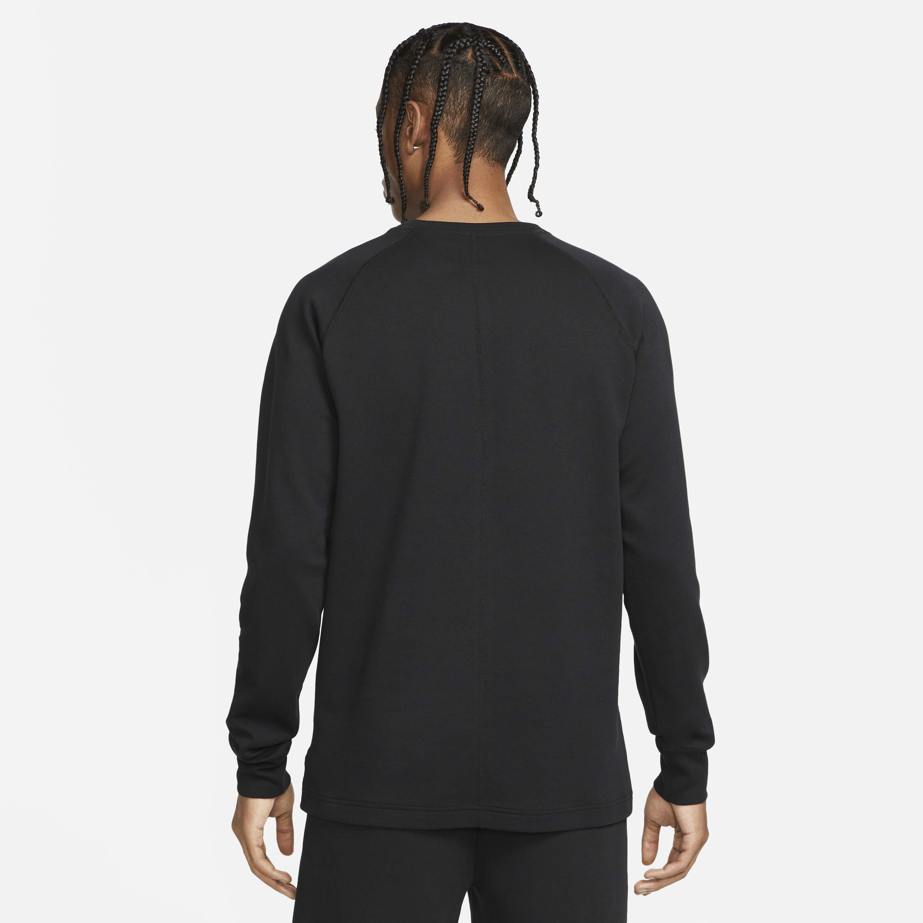 Nike tech fleece long sleeve crew clearance