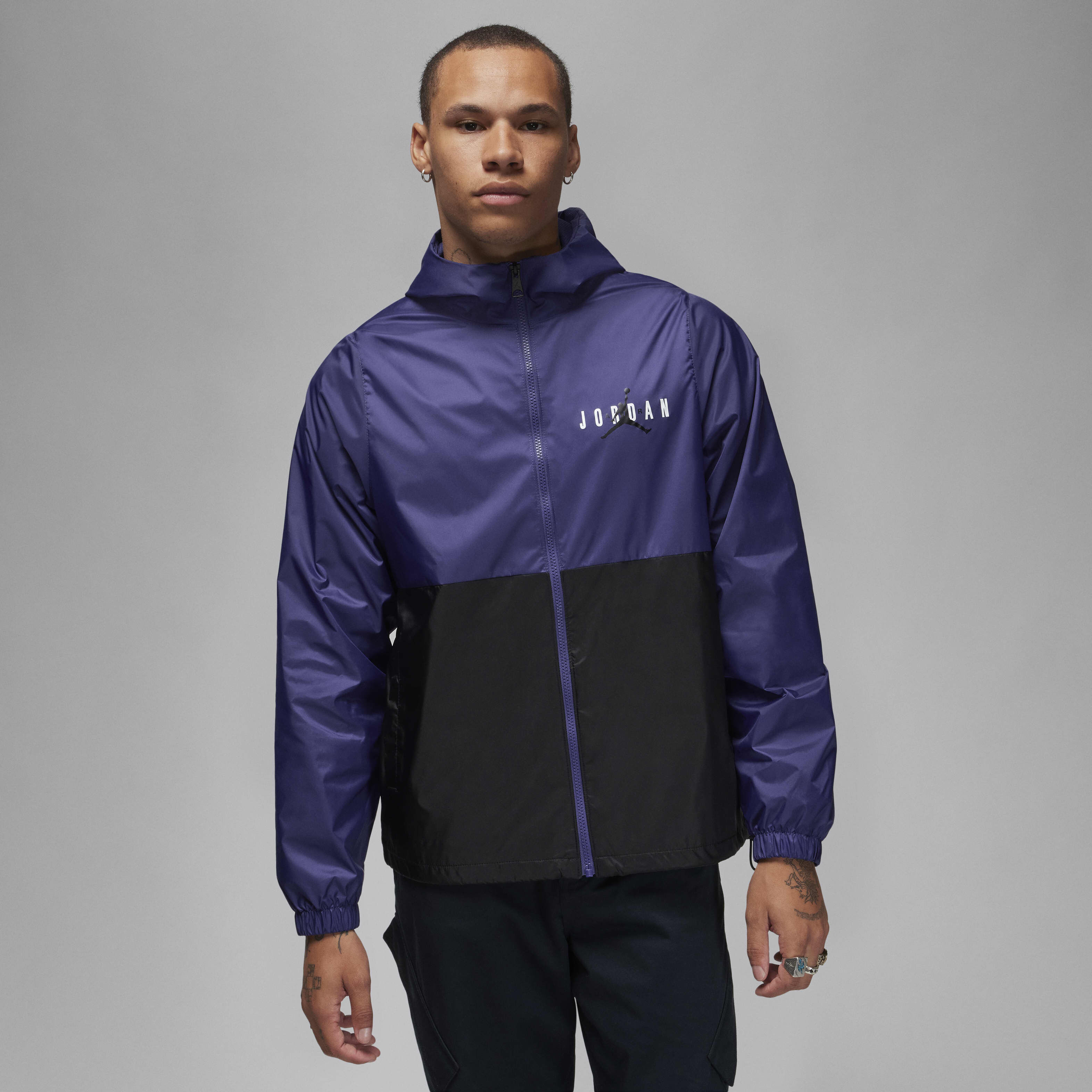 Buy Jordan Essentials Men's Woven Jacket - Sky J Purple/Black