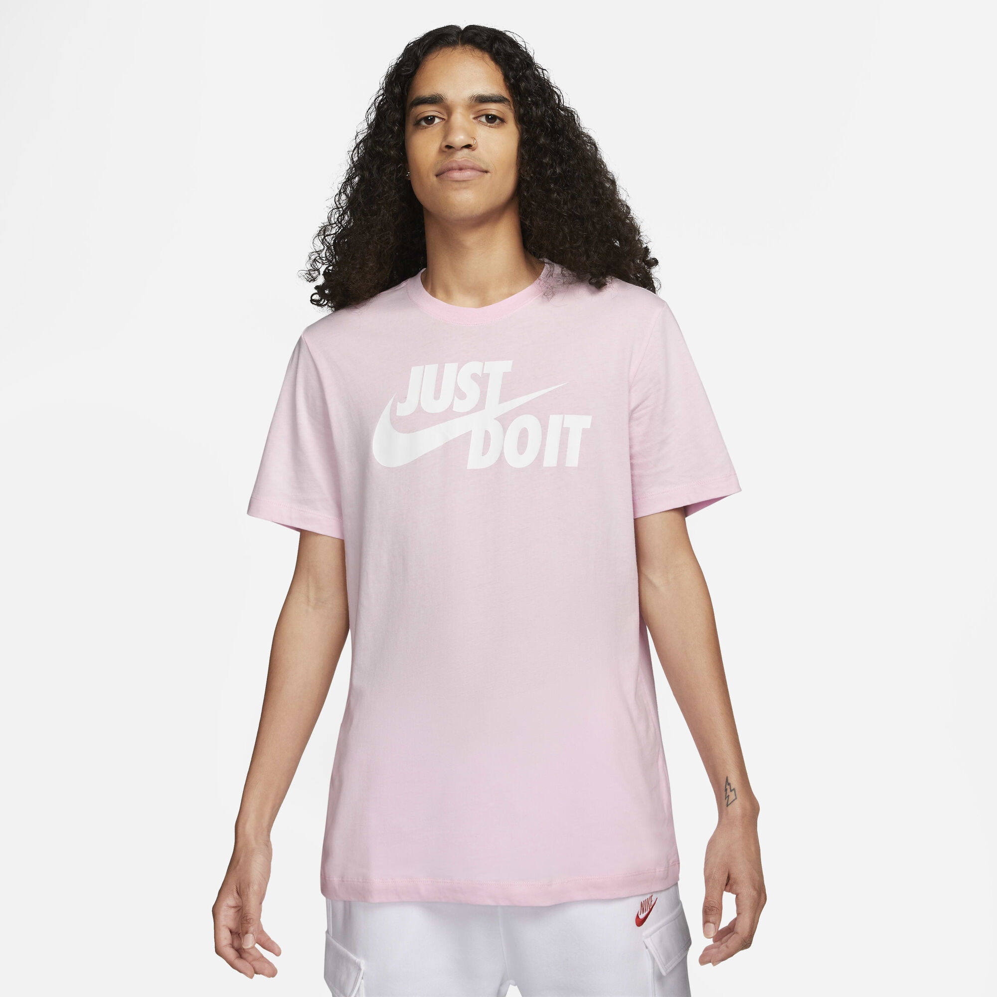 Nike Sportswear Nike Men's Pink T Shirt Jd Stores Mens Pink