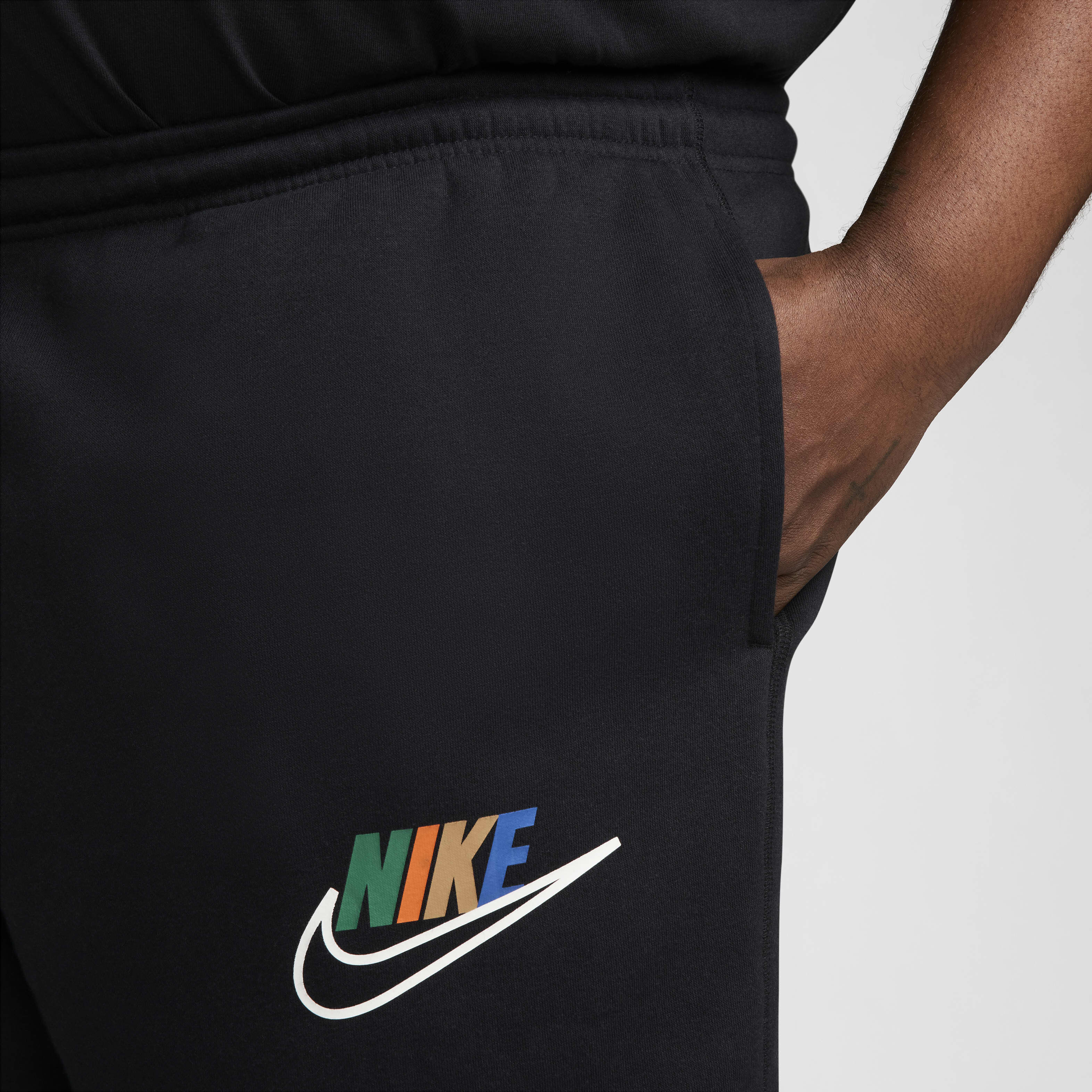 Buy Nike Club Fleece Men s Open Hem Fleece Trousers Nike Qatar Official