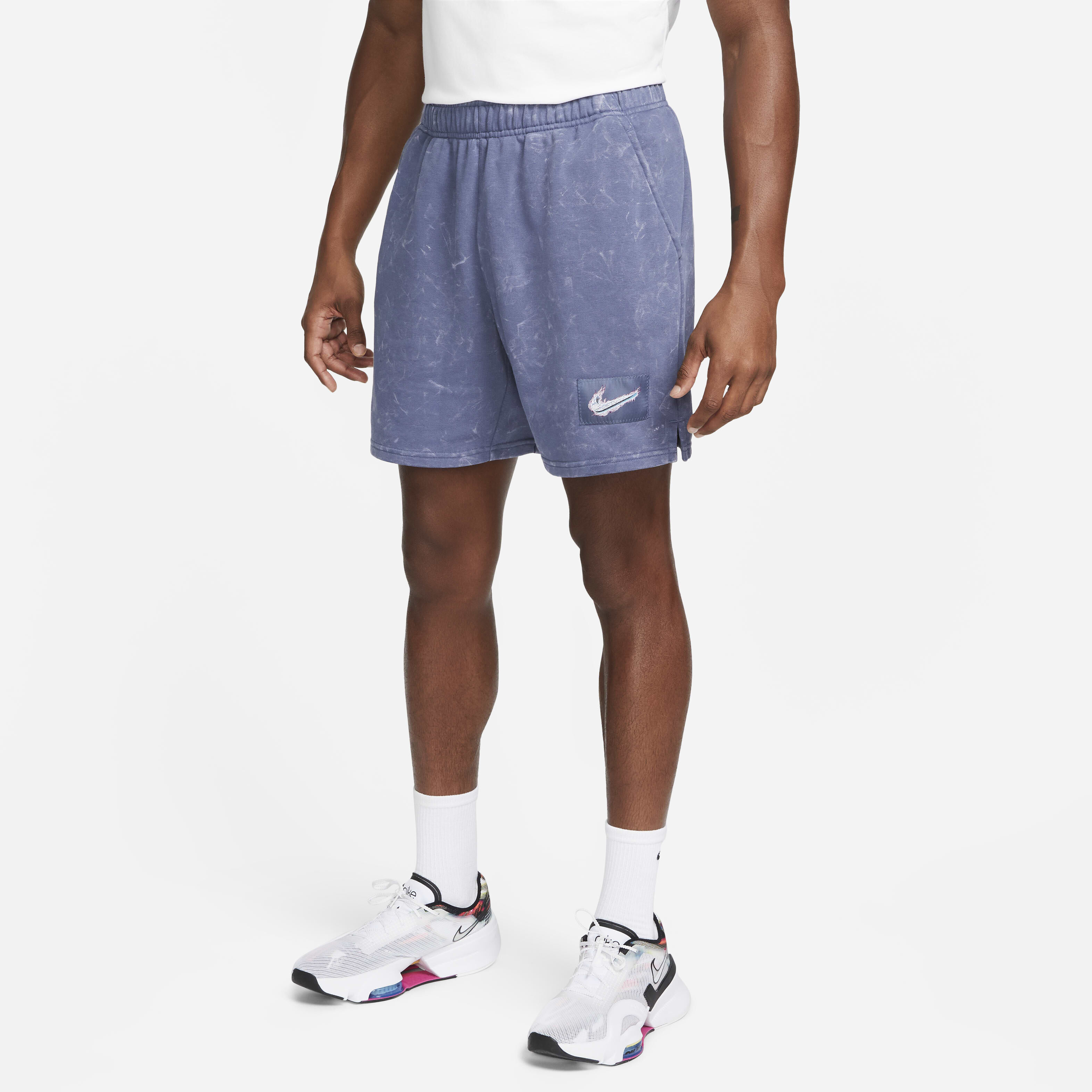 Buy Nike Dri FIT Men s Fleece Fitness Shorts Nike Qatar Official