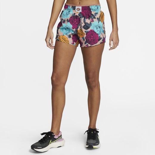 الفرصة الأخيرة-نايكي, Nike Dri-FIT Icon Clash 10K, شورت الجري بطبعة كاملة للنساء
