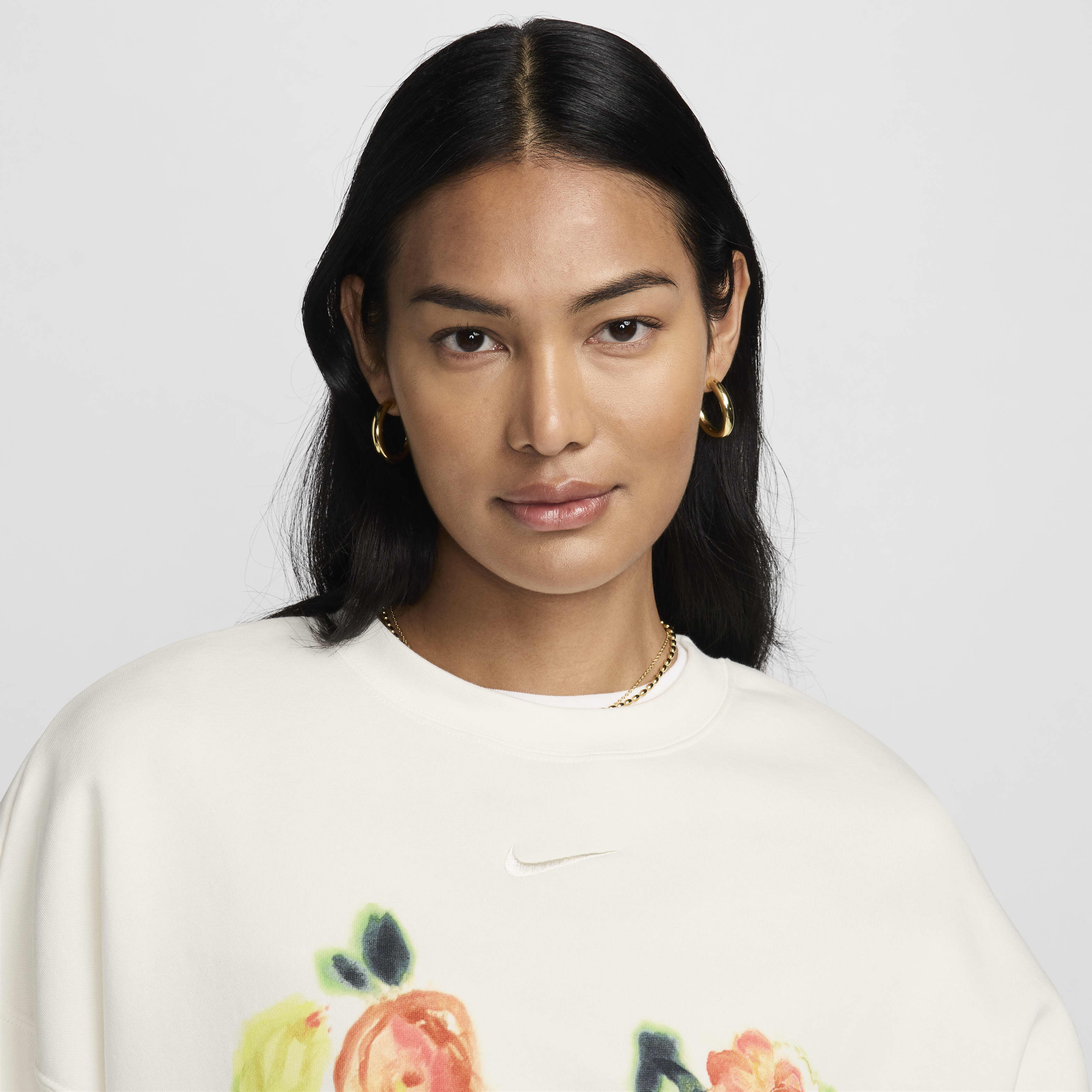 Buy Nike Sportswear Phoenix Fleece Women s Artist Collection Over Oversized Crew Neck Sweatshirt Nike Qatar Official