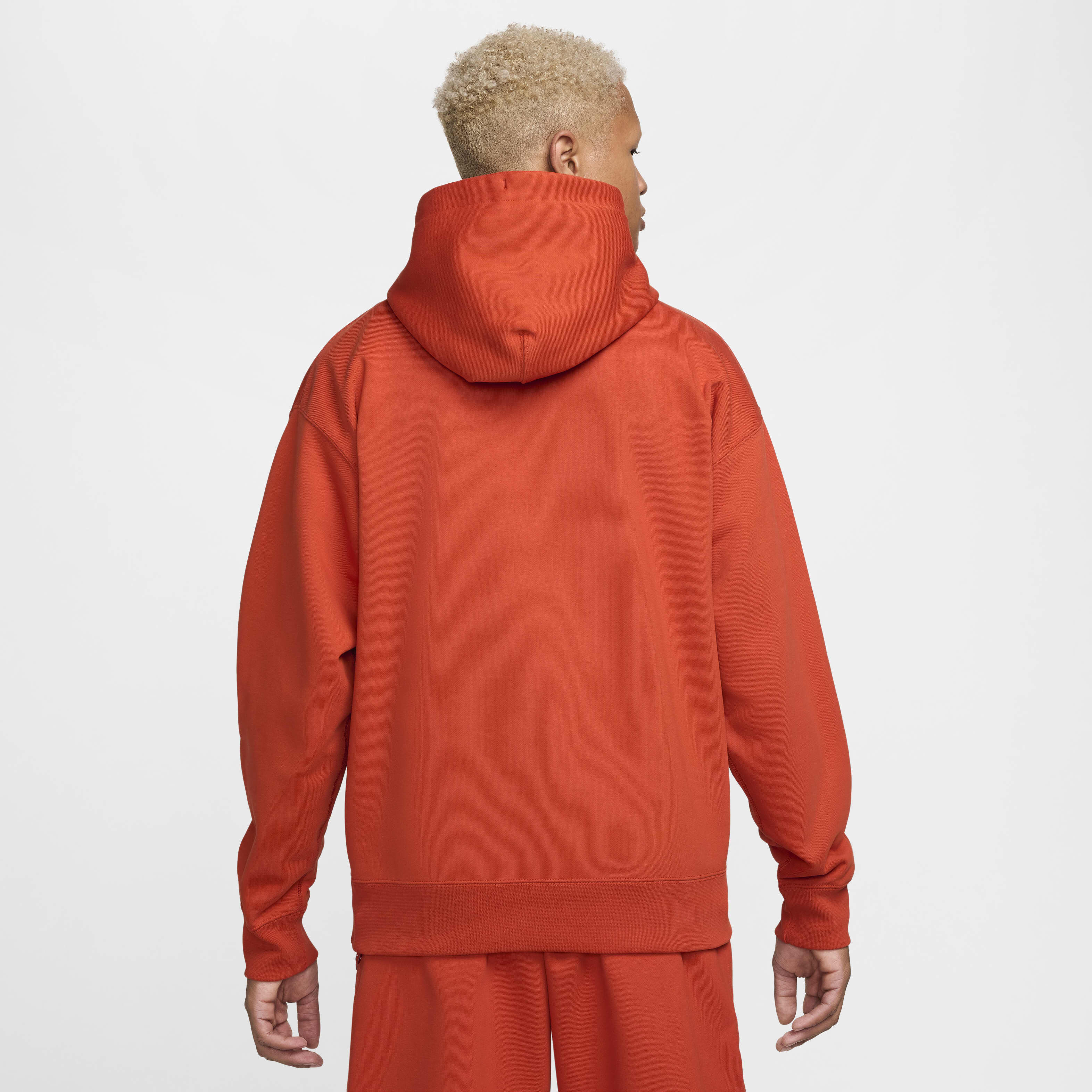 Nike swoosh orange hoodie on sale