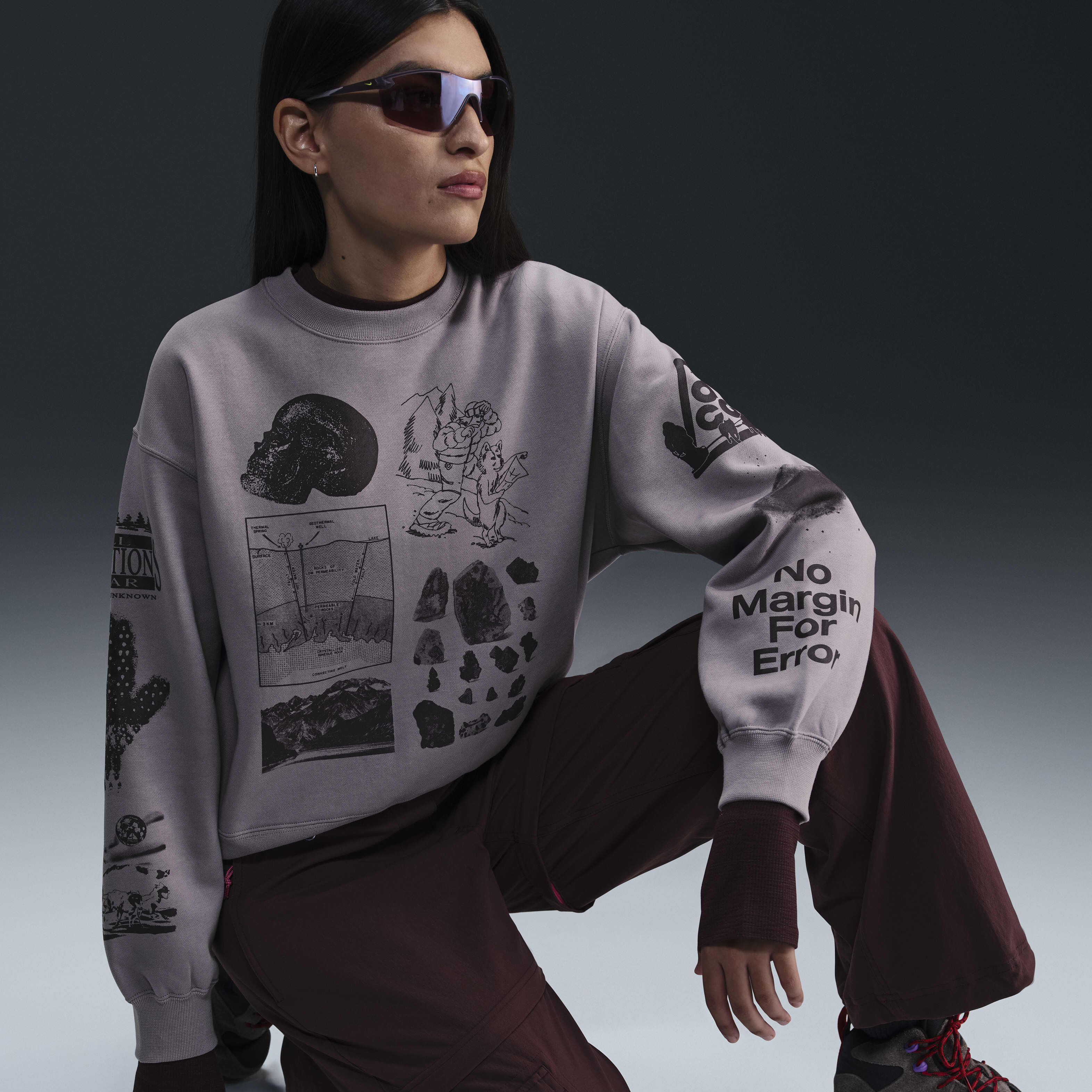 Buy Nike ACG 'Tuff Fleece' Women's Therma-FIT Repel Crew-Neck