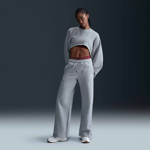 Trousers & Tights-Nike, Nike Sportswear Phoenix Fleece, Women's High-Waisted Tracksuit Bottoms