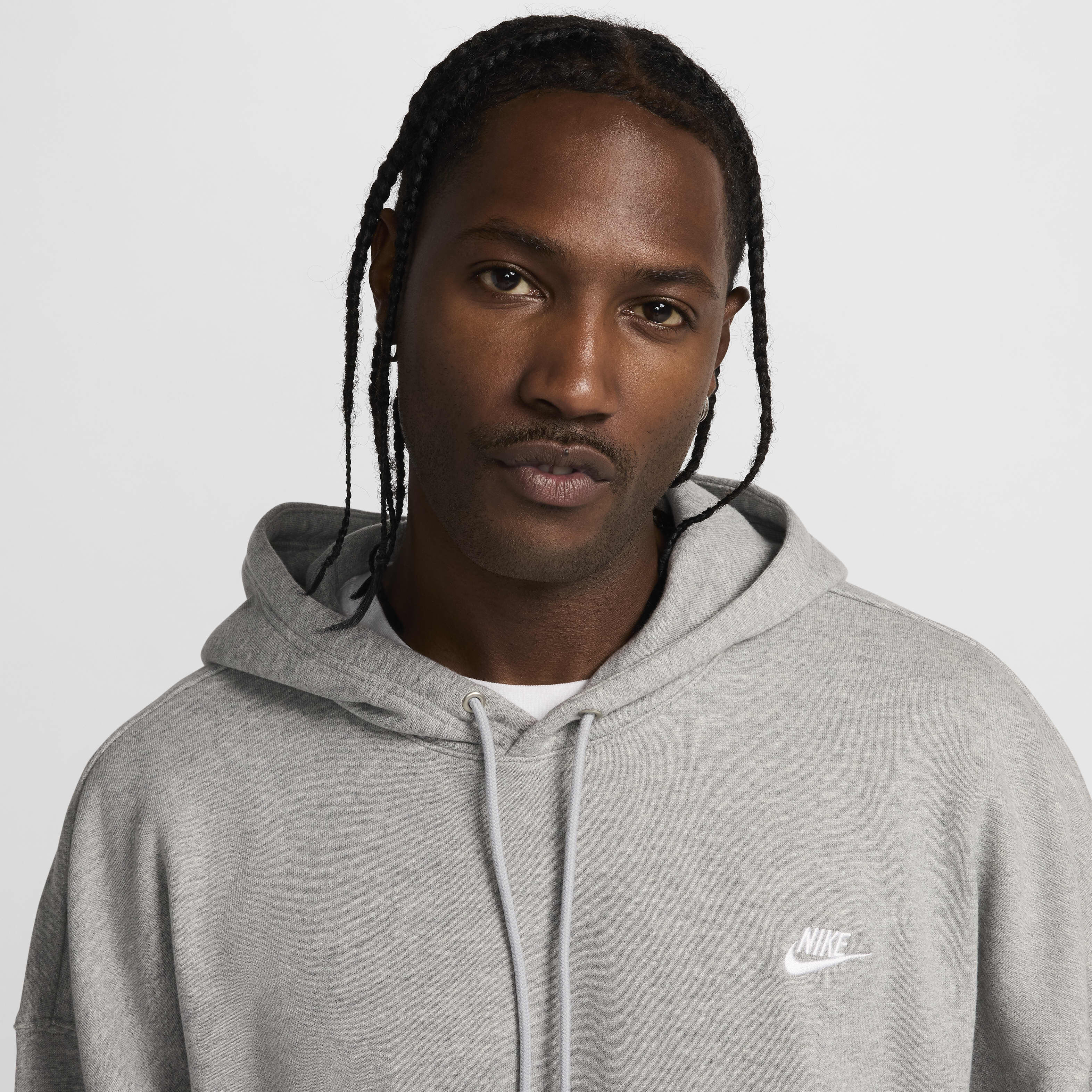 Buy Nike Club Fleece Men s Oversized French Terry Pullover Hoodie Nike Qatar Official