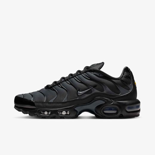 Womens-Nike, Nike Air Max Plus 'Black/ Metallic Silver', Women's Shoes