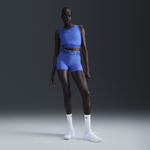 شورتات-نايكي, نايكي برو سكلبت, شورت بايكر بخصر مرتفع ​ للنساء - 7.5 سم (تقريبًا)