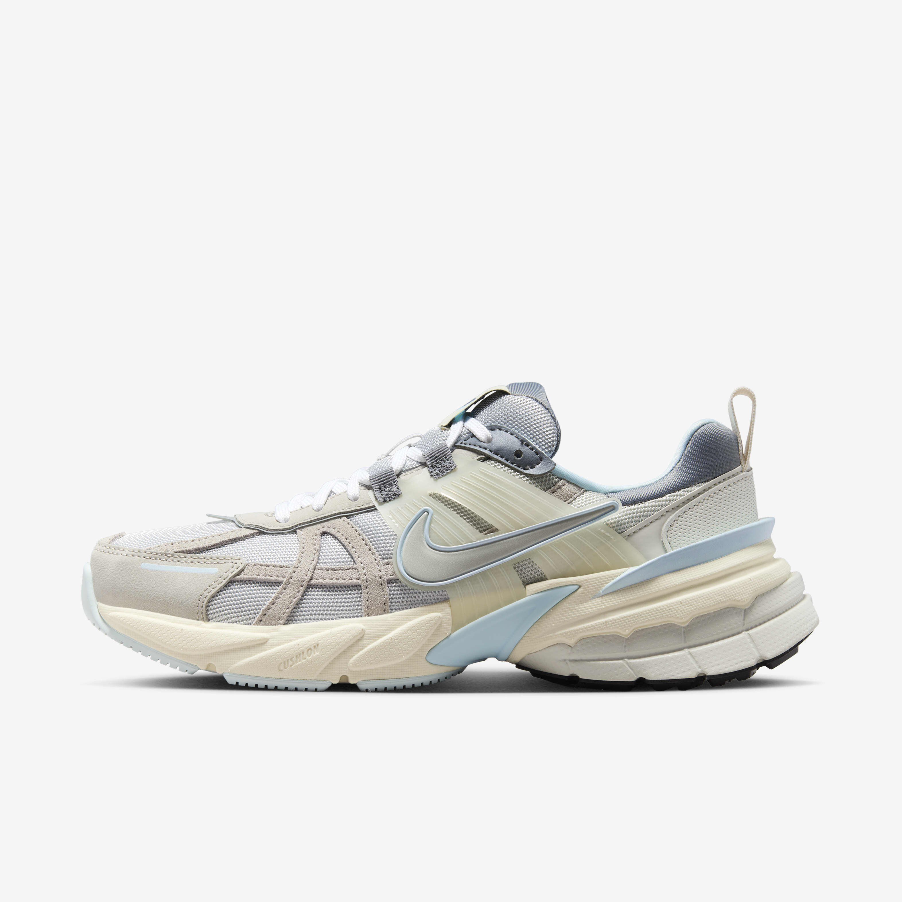 Buy Nike V2K Run Shoes - Light Bone/Light Iron Ore/Smoke