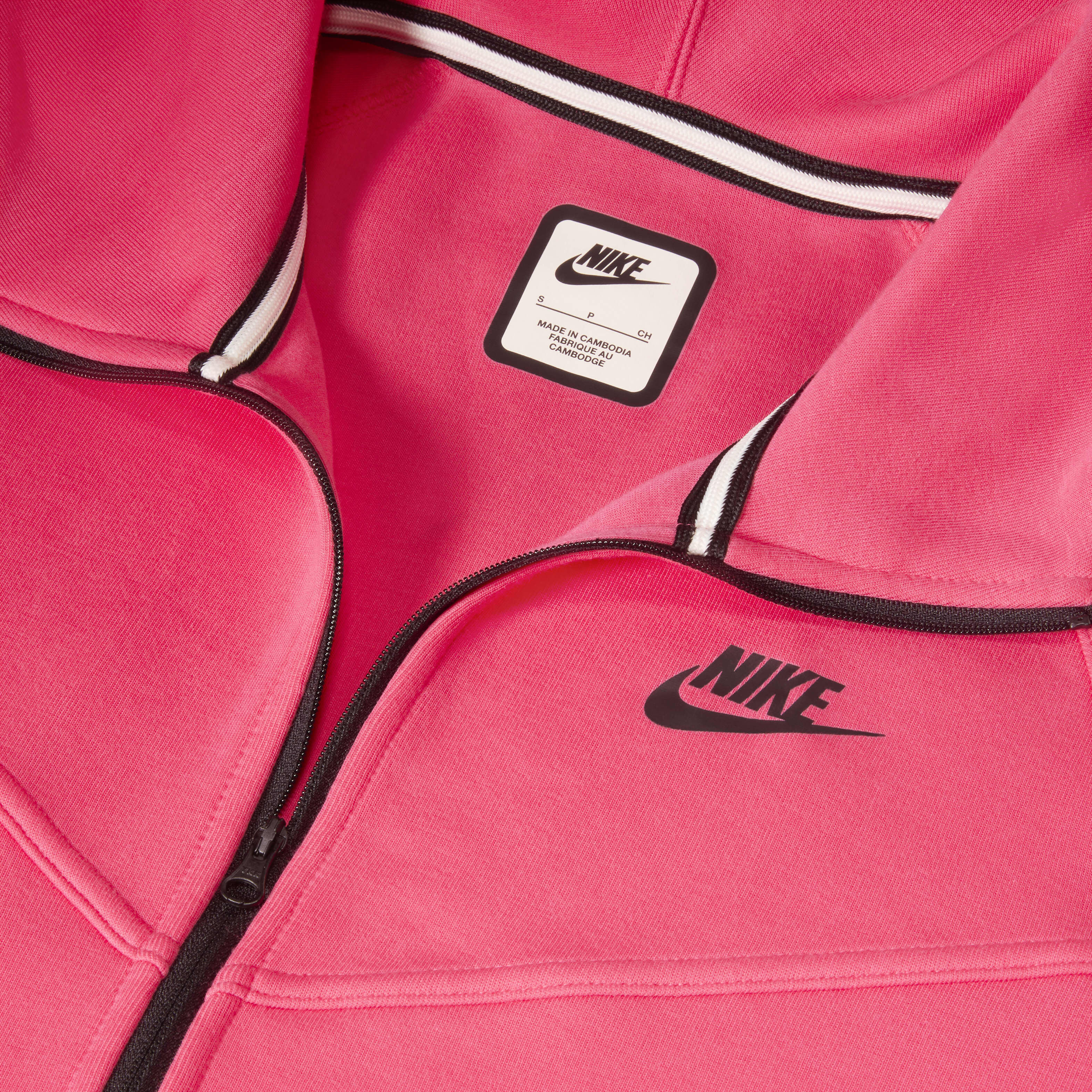 Nike pink and red fleece 2025