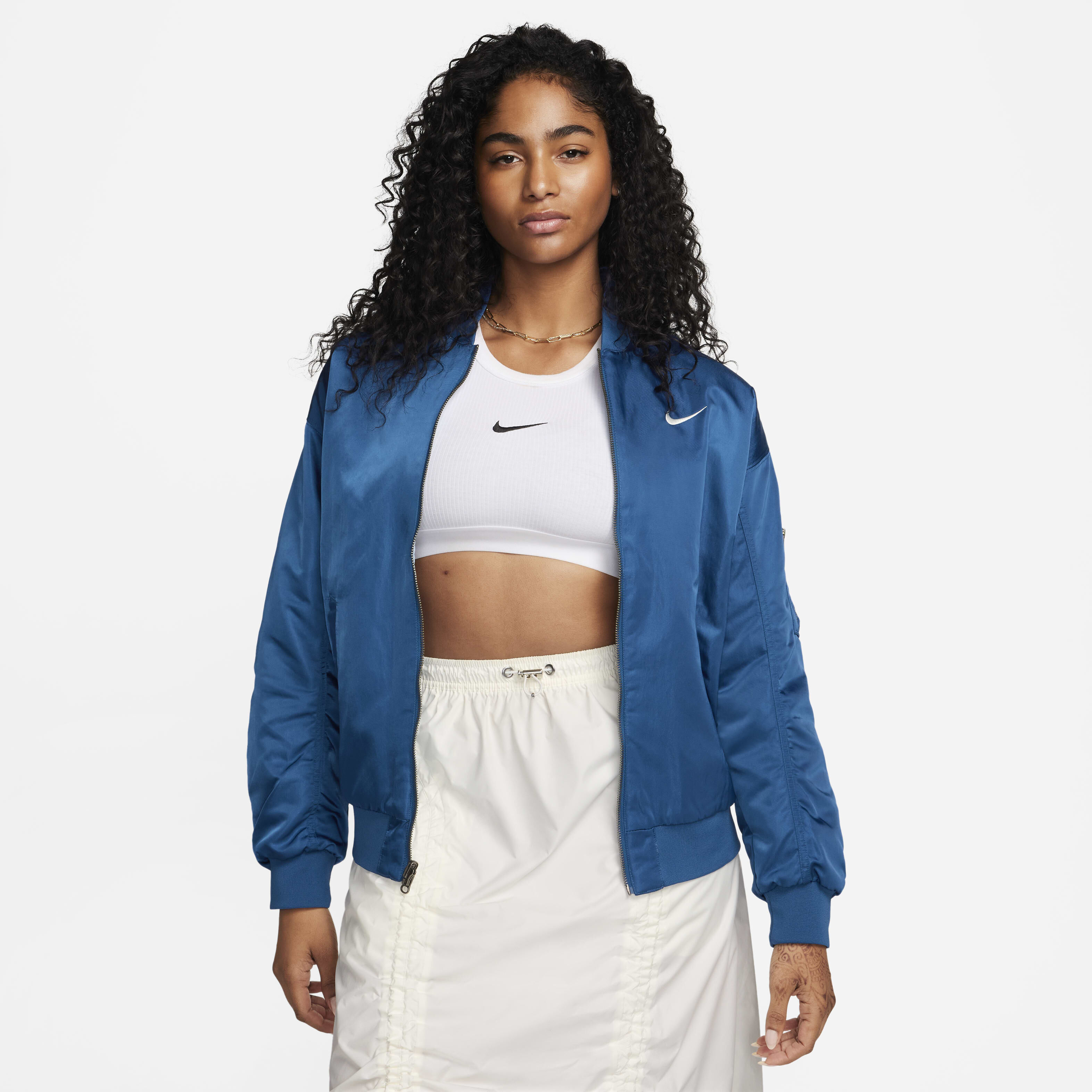 Buy Nike Sportswear Women s Reversible Varsity Bomber Jacket Nike Qatar Official