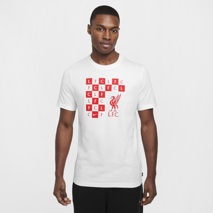 Buy Liverpool FC Men's Nike Soccer Checkered T-Shirt White