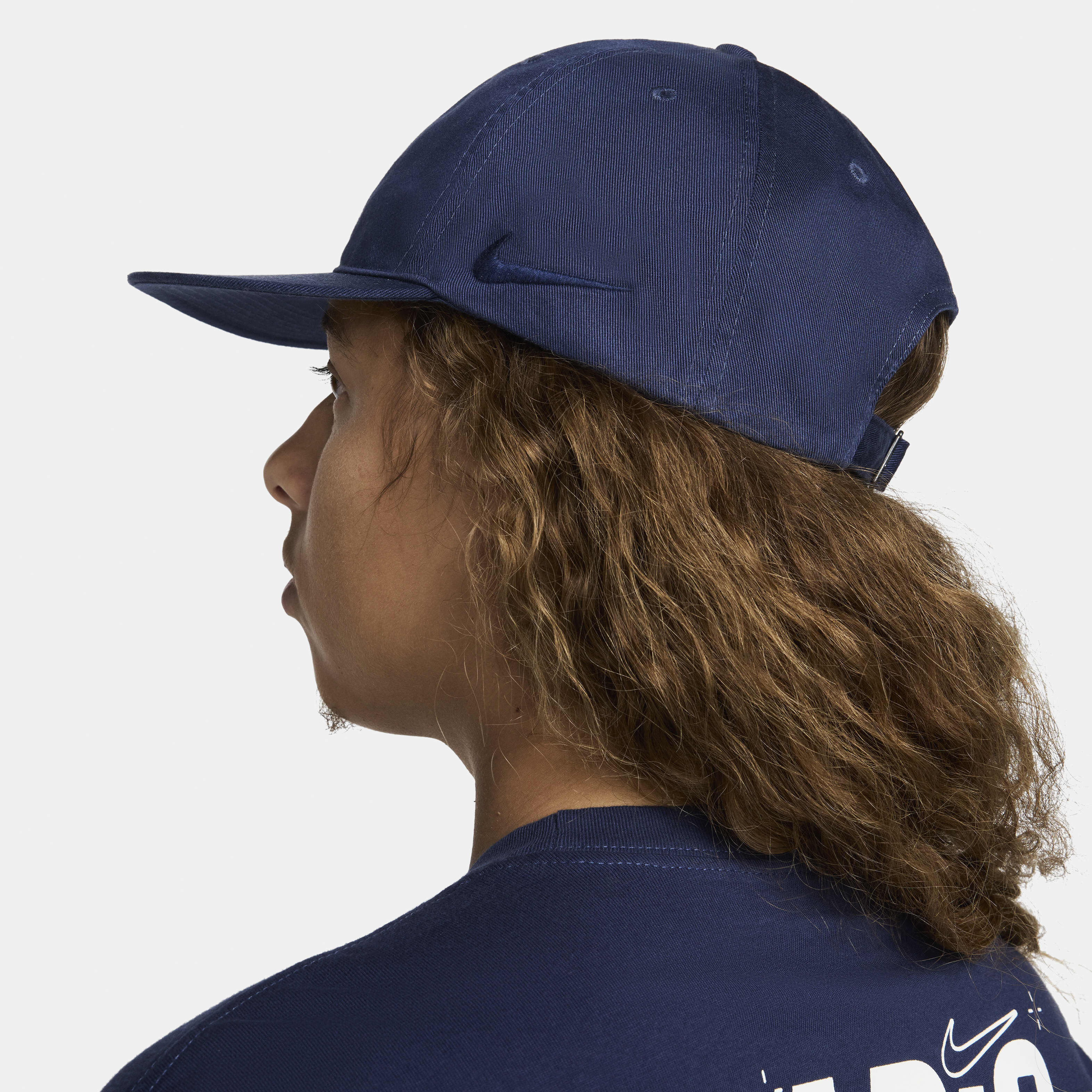 Buy Nike Club Unstructured Flat-Bill Cap - Midnight Navy