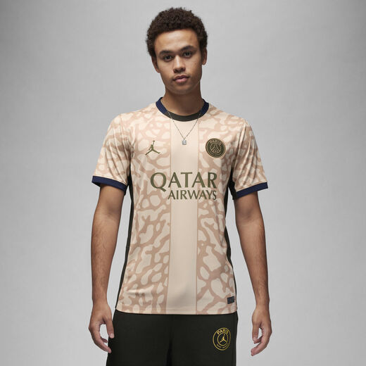 Psg Jordan T-Shirts & Tops-Jordan, Paris Saint-Germain 2023/24 Stadium Fourth, Men's Jordan Dri-FIT Football Replica Shirt
