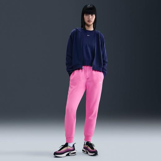 تخفيضات بدلات جري نسائية-نايكي, Nike Sportswear Phoenix Fleece, بنطال البدلة الرياضية بخصر متوسط للنساء