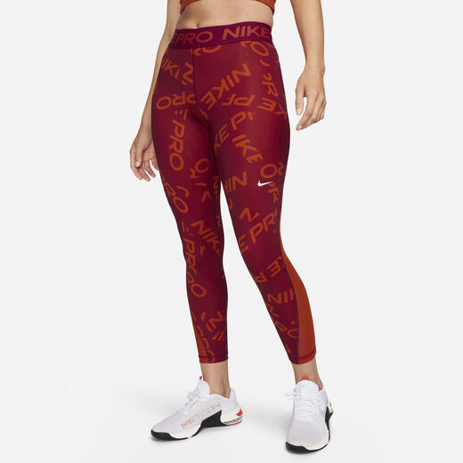 بناطيل قصيرة وكابري-نايكي, نايكي برو, ليقنز ميد-رايز 7/8 برينتد للنساء