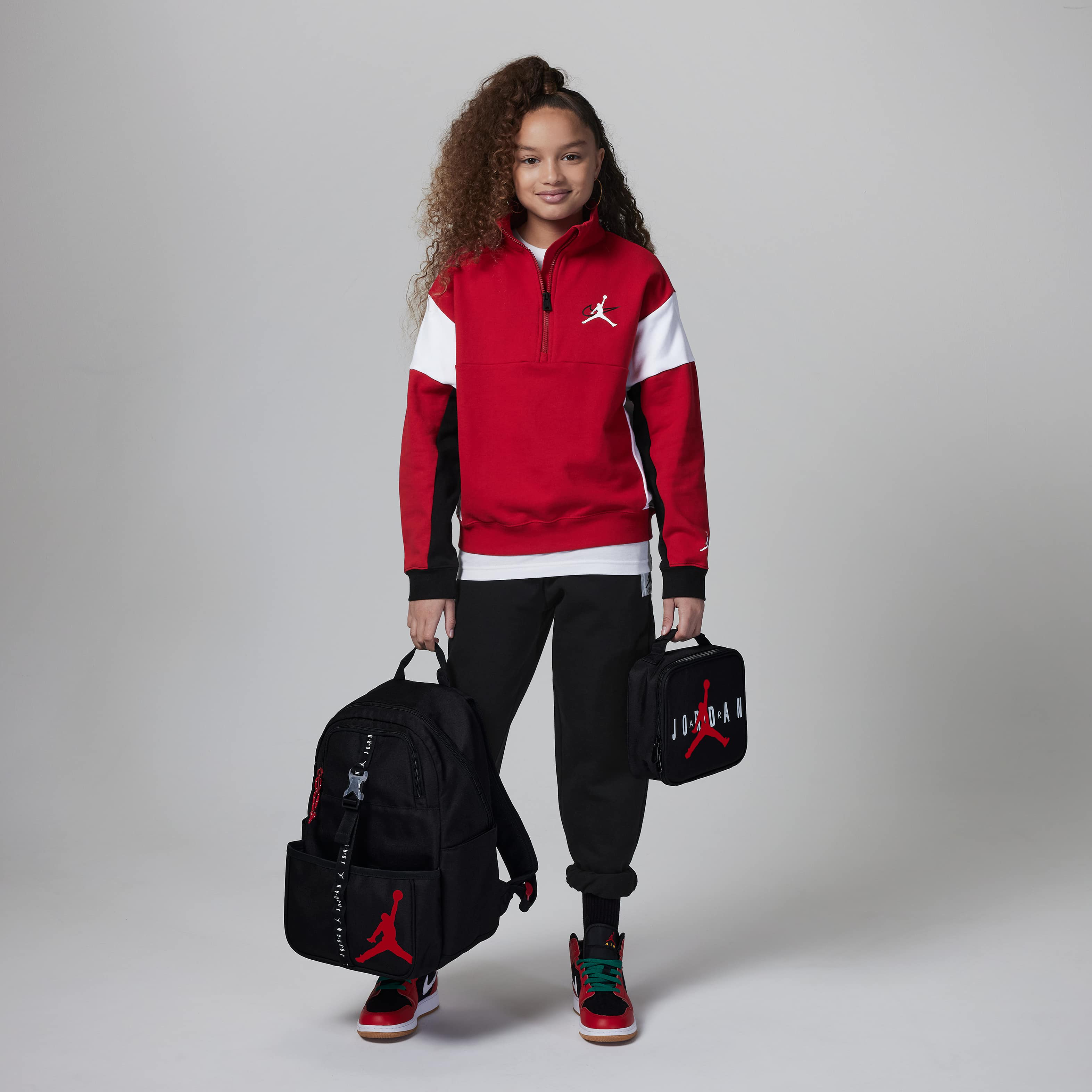 حقيبة ظهر وحقيبة غداء اير جوردن image number 11