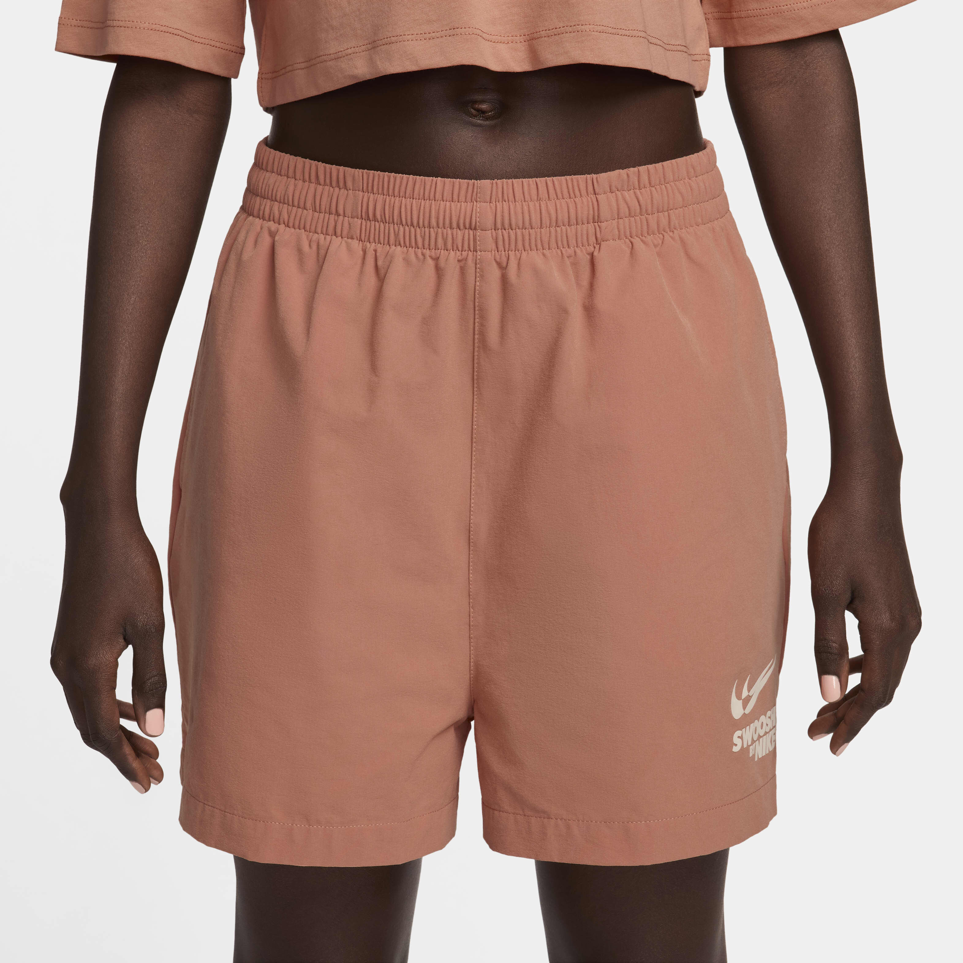 Orange nike woven shorts discount