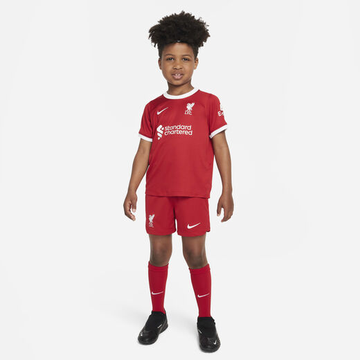 Tracksuits-Nike, Liverpool F.C. 2023/24 Home, Younger Kids' Nike Dri-FIT 3-Piece Kit