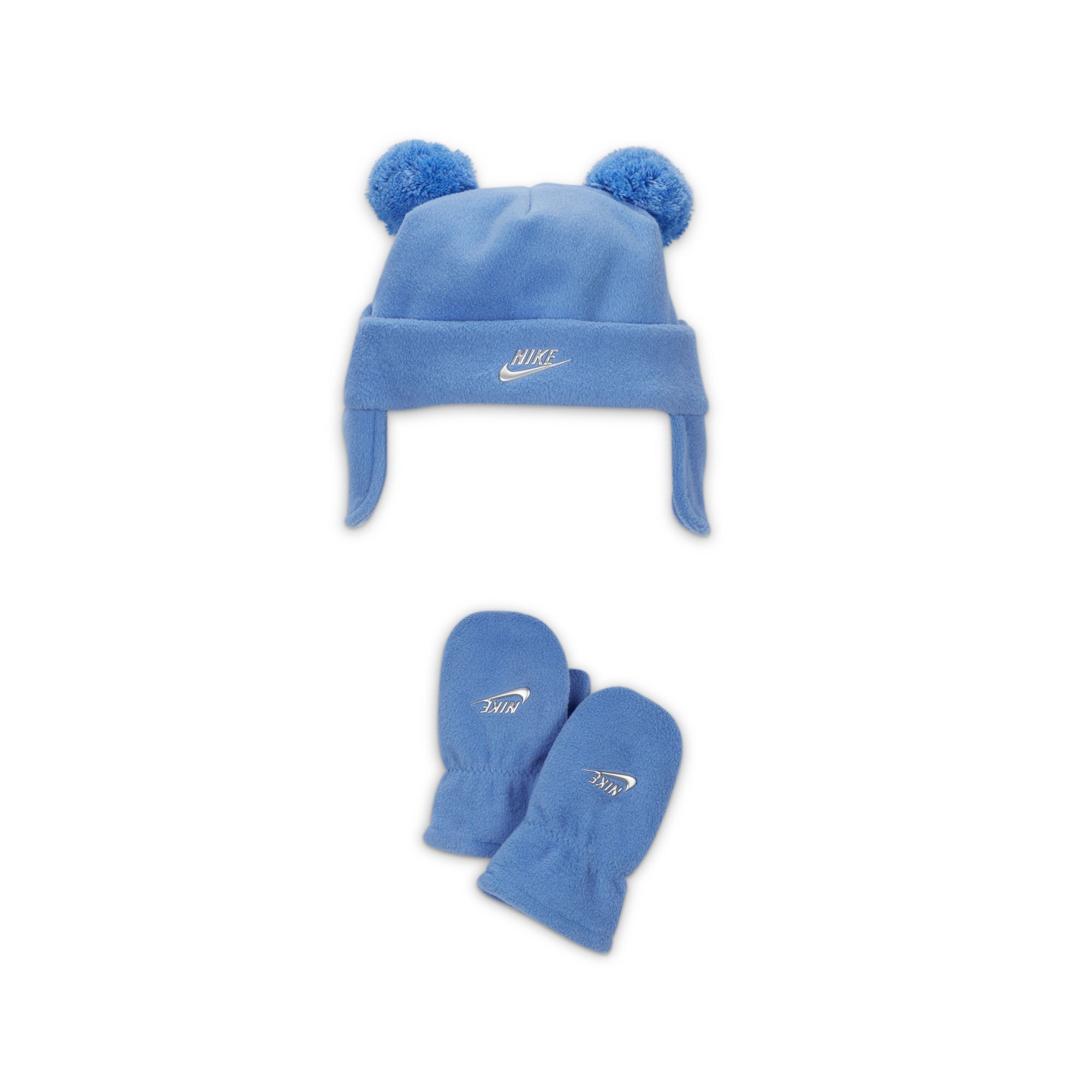 Nike Two-Pom-Pom Peak Baby Trapper Set image number 0