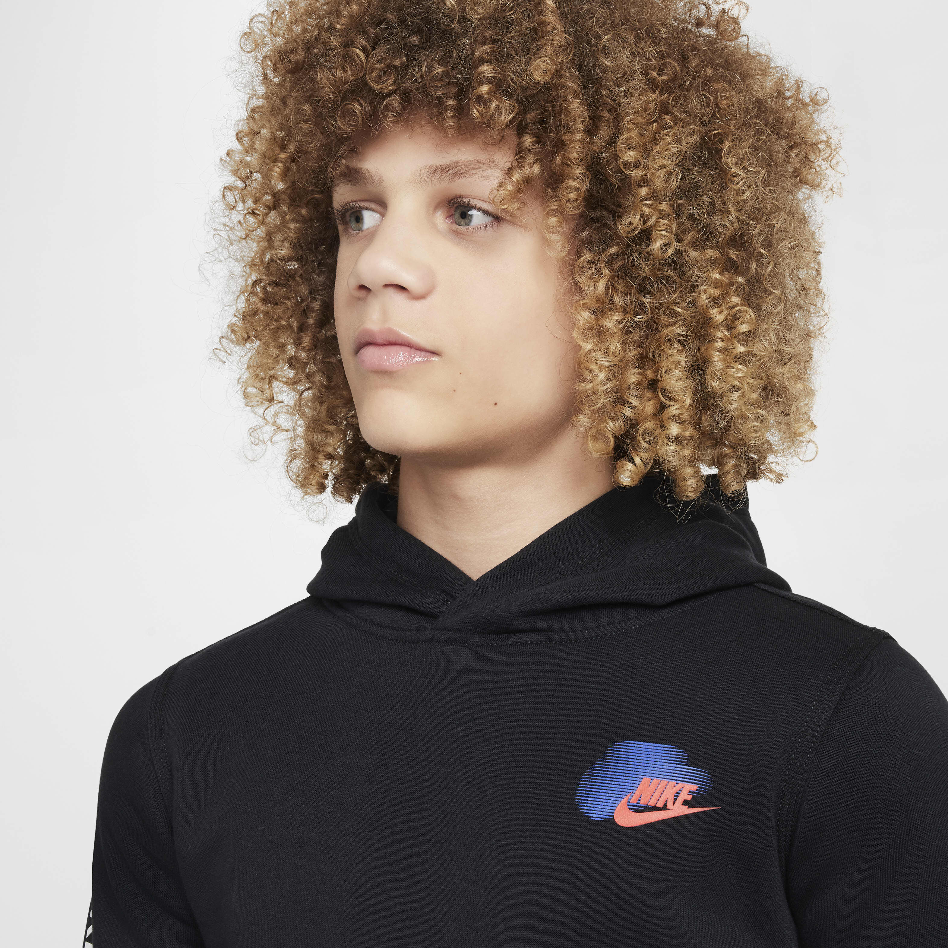 Buy Nike Sportswear Standard Issue Older Kids Boys Fleece Pullover Hoodie Nike Qatar Official