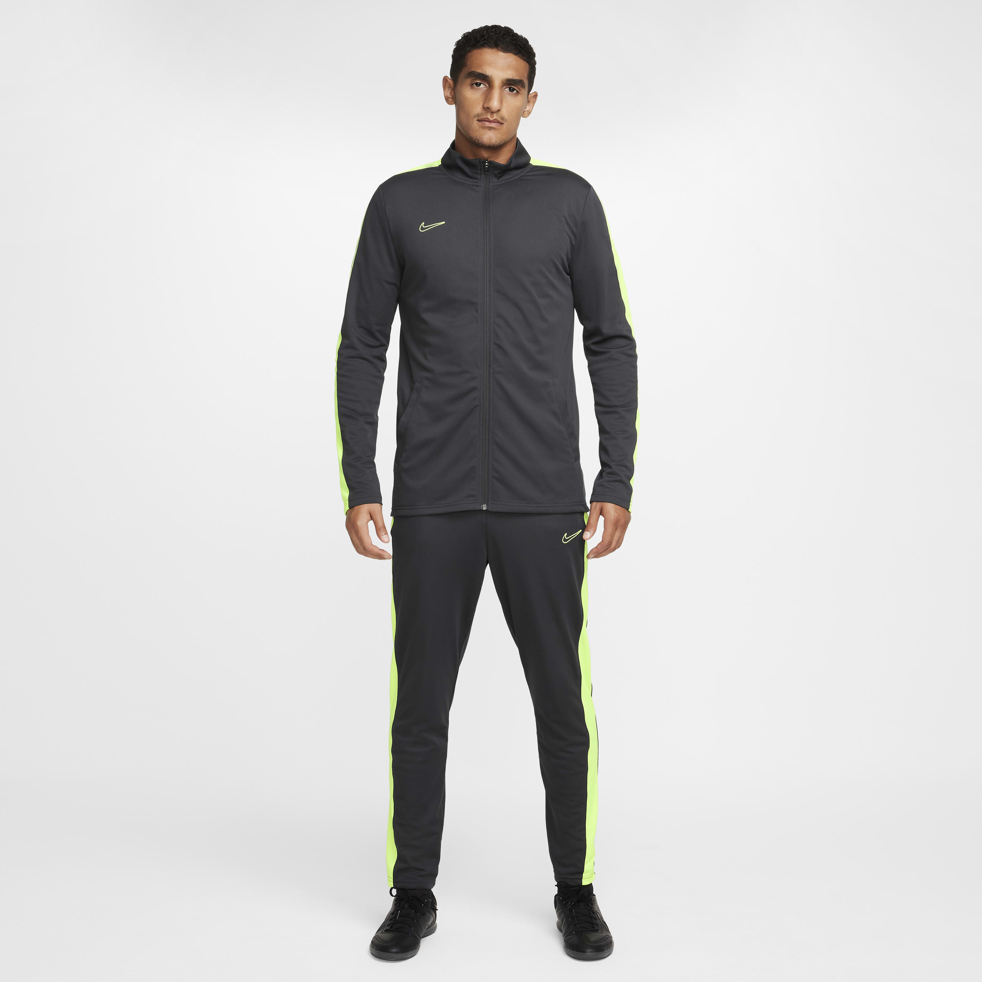 Nike grey academy tracksuit shop