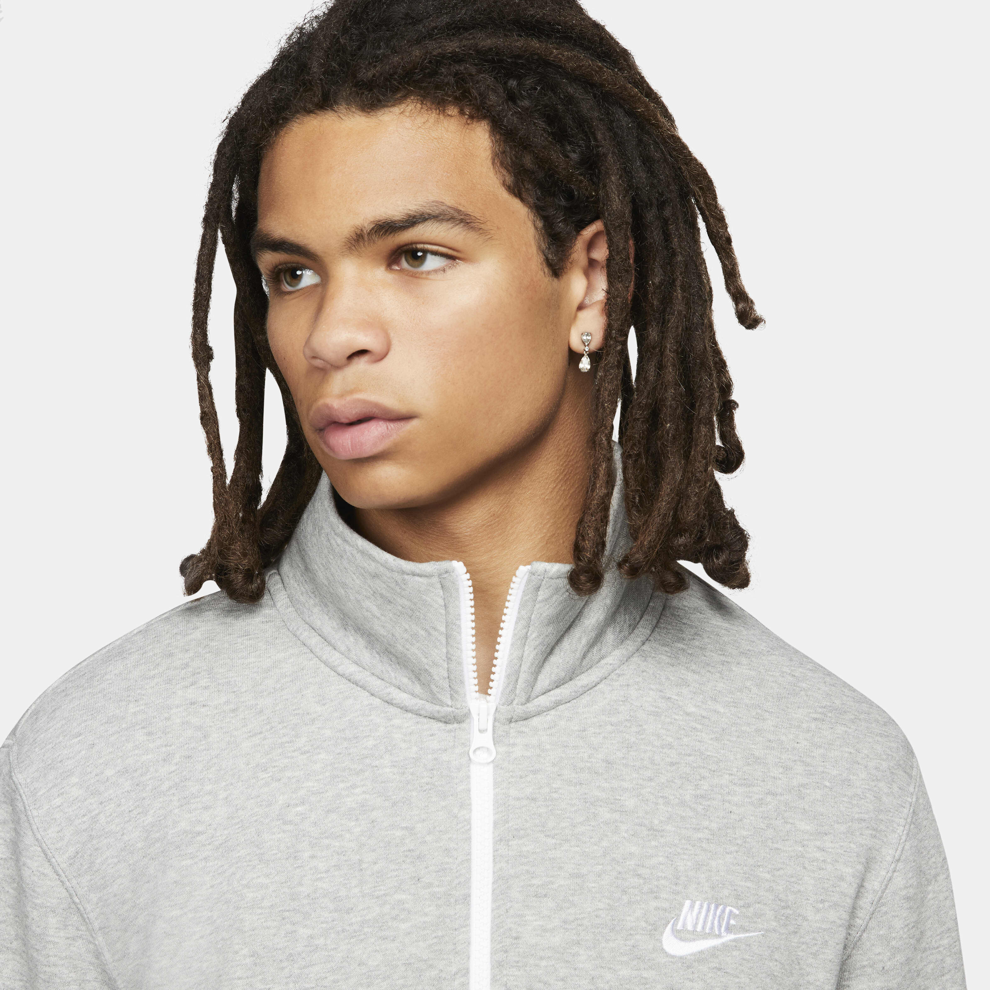 Nike zip back sweatshirt sale