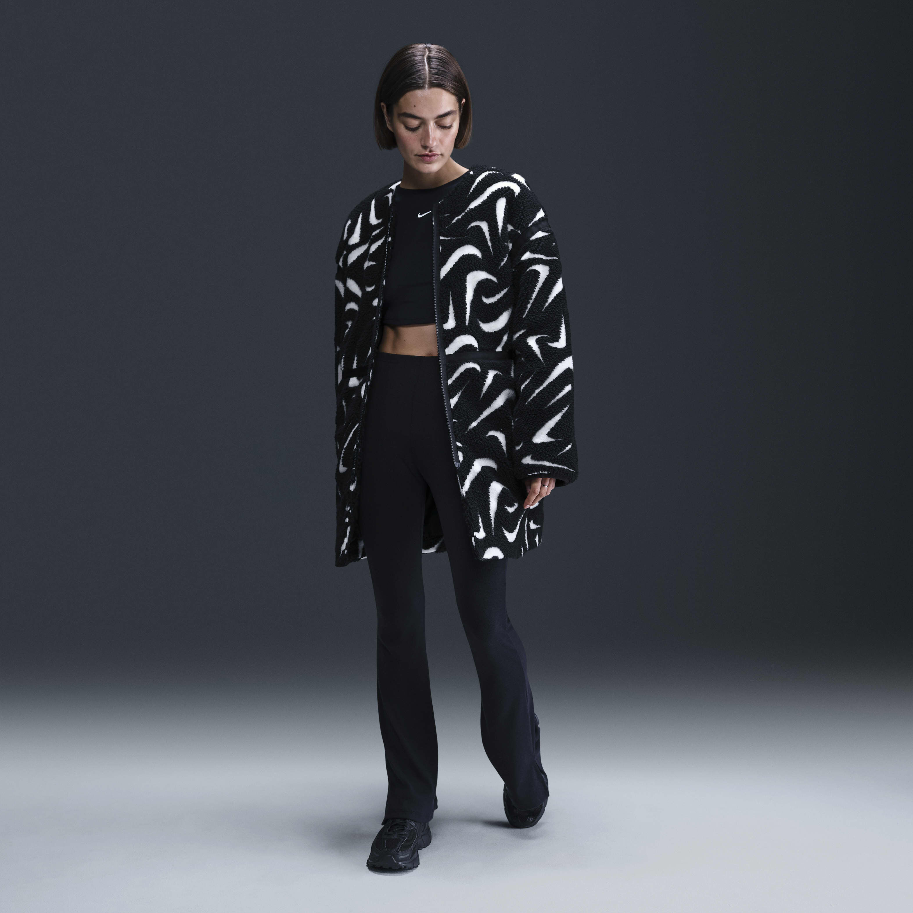 Nike pile jacket online