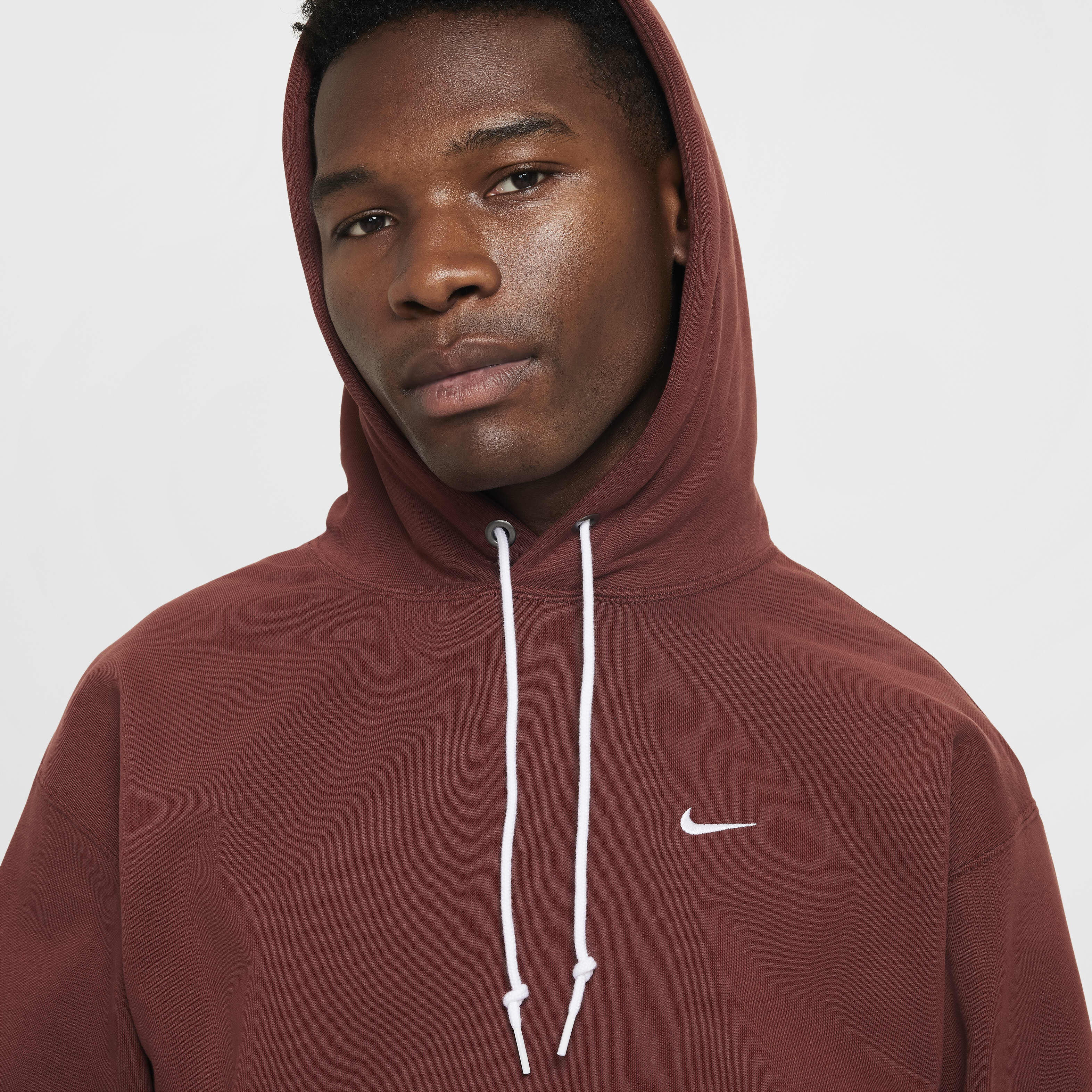 Buy Nike Solo Swoosh Men s Fleece Pullover Hoodie Nike Qatar Official
