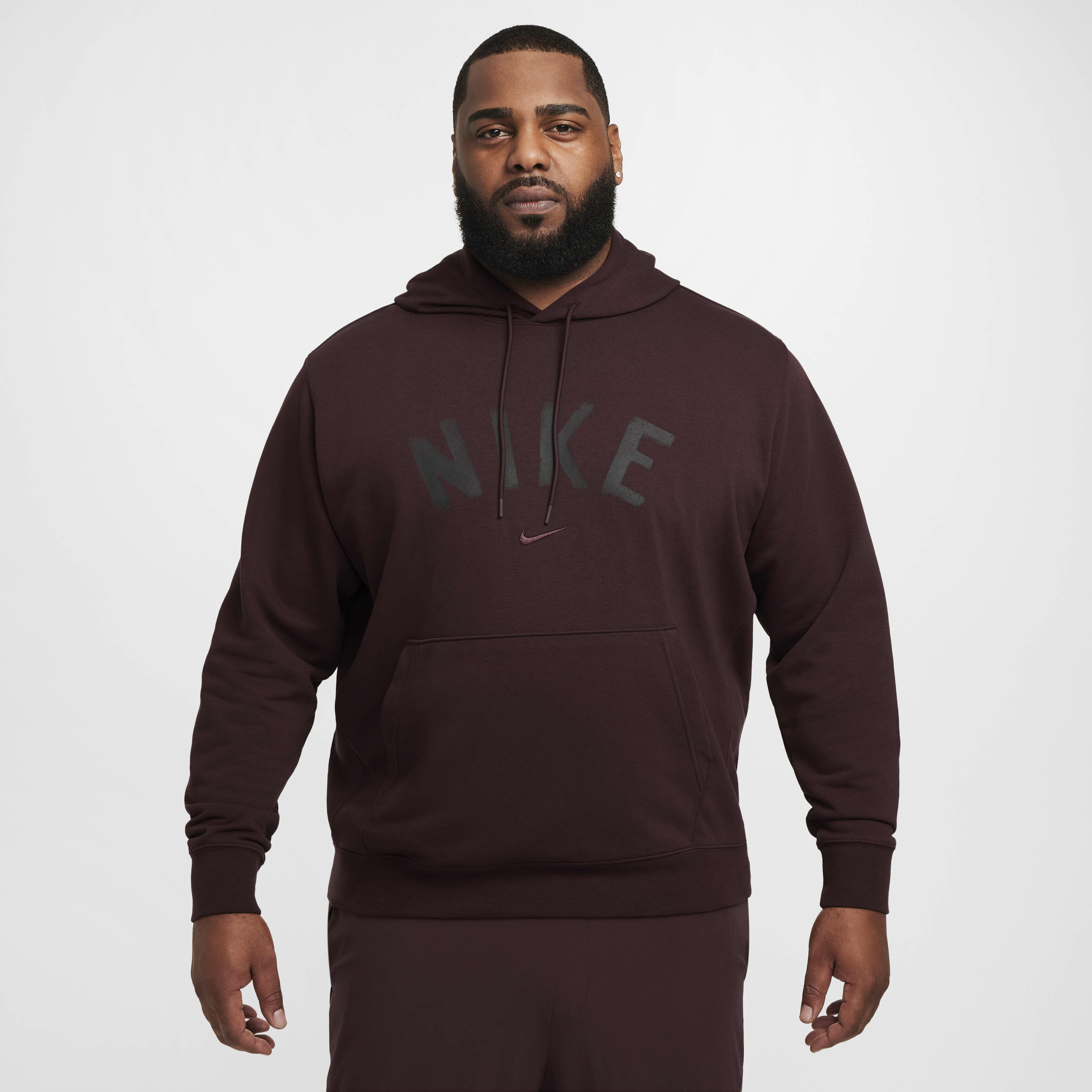 Buy Nike Swoosh Men s Dri FIT French Terry Pullover Fitness Hoodie Nike Qatar Official