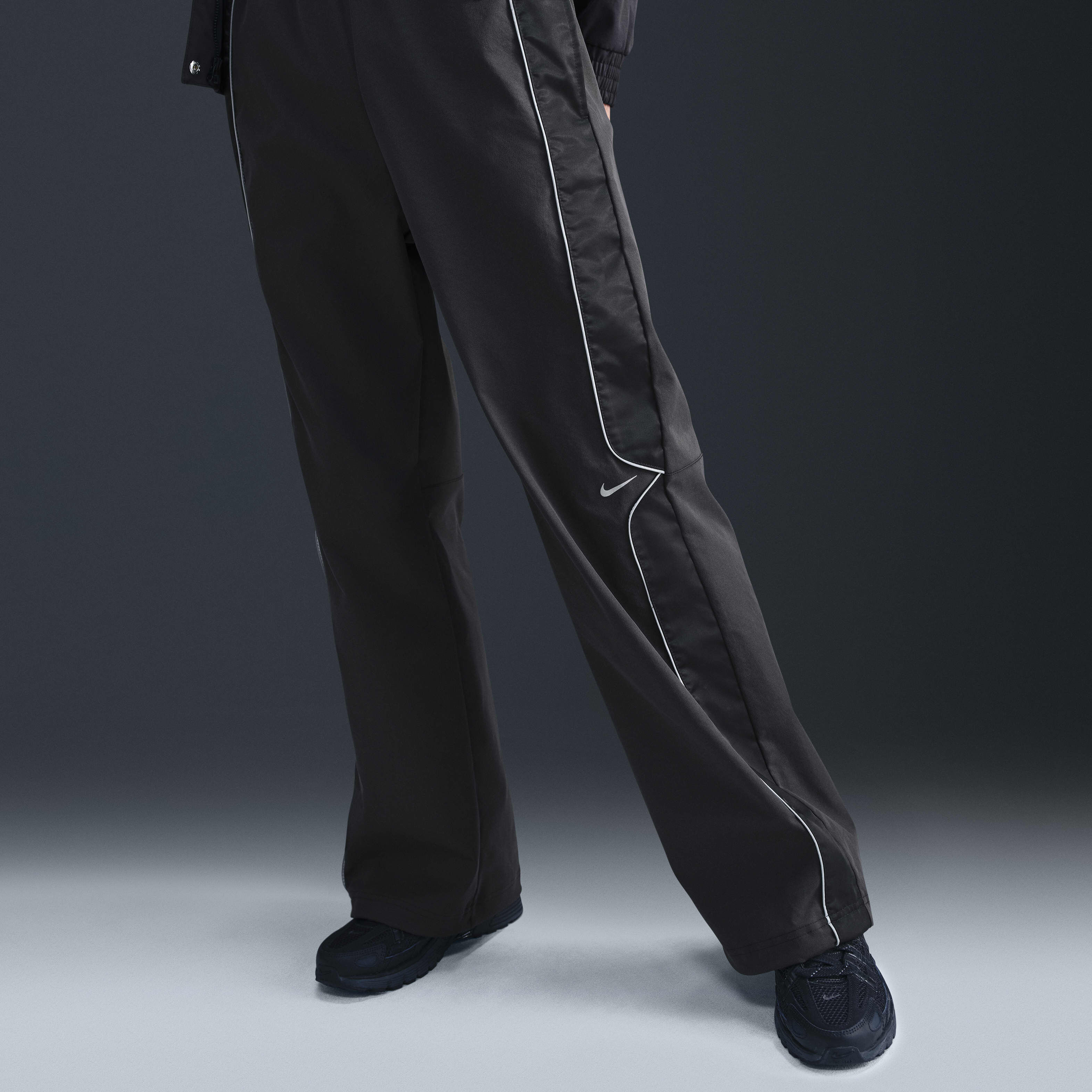 Buy Nike Sportswear Women's Woven Trousers - Black/Black