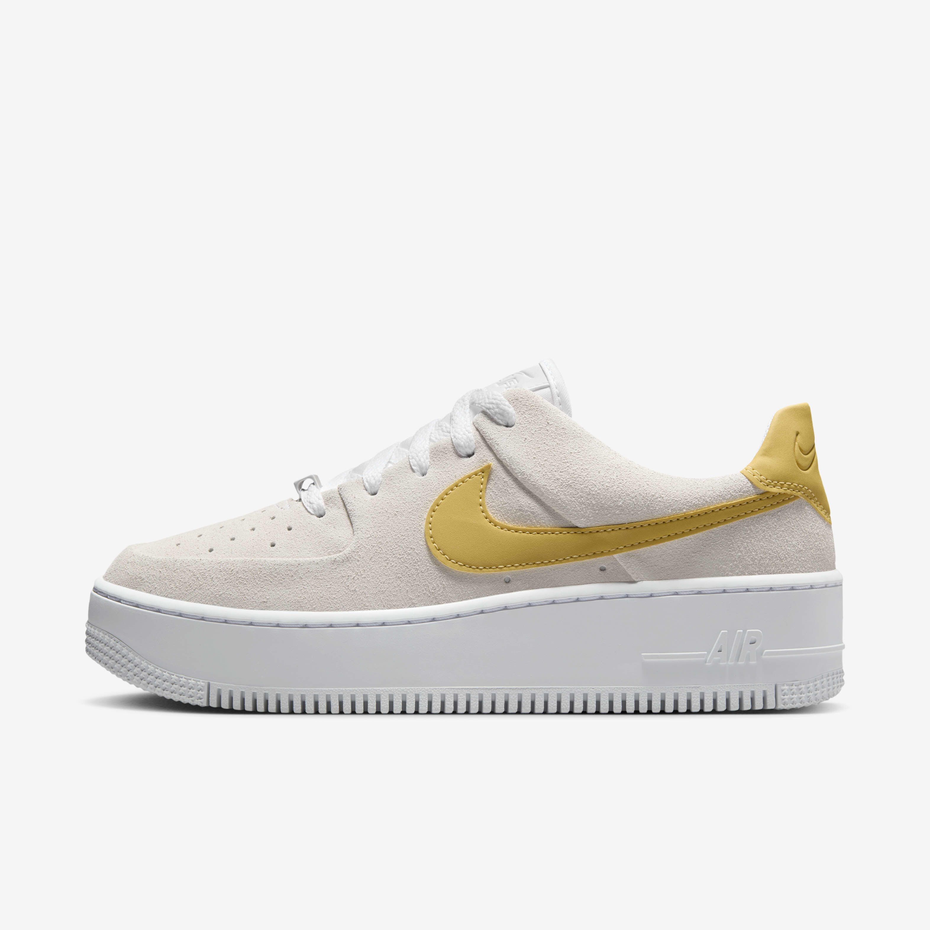 Nike yellow air force 1 sage low sneakers deals