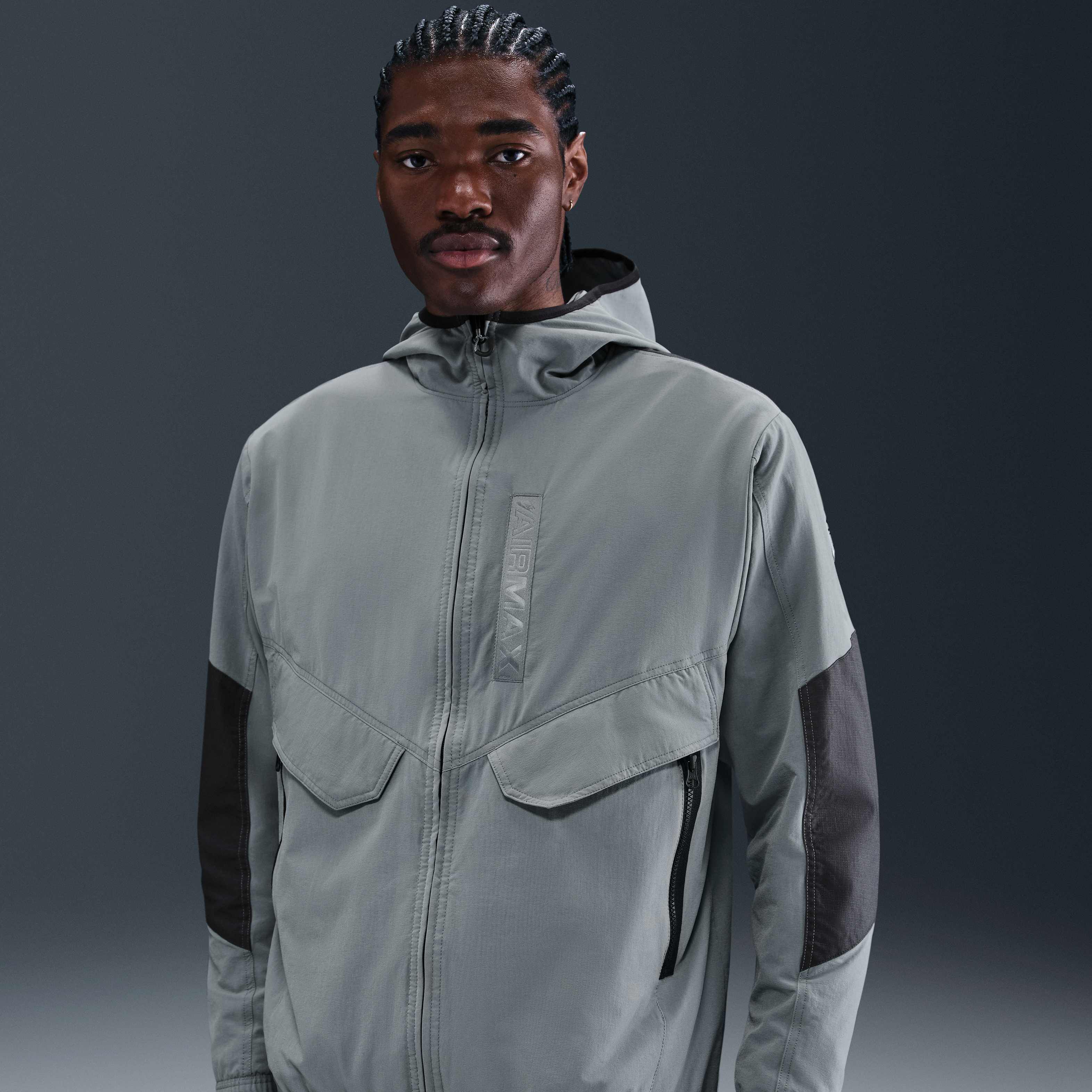 Buy Nike Air Max Men's Woven Jacket - Cool Grey/Anthracite