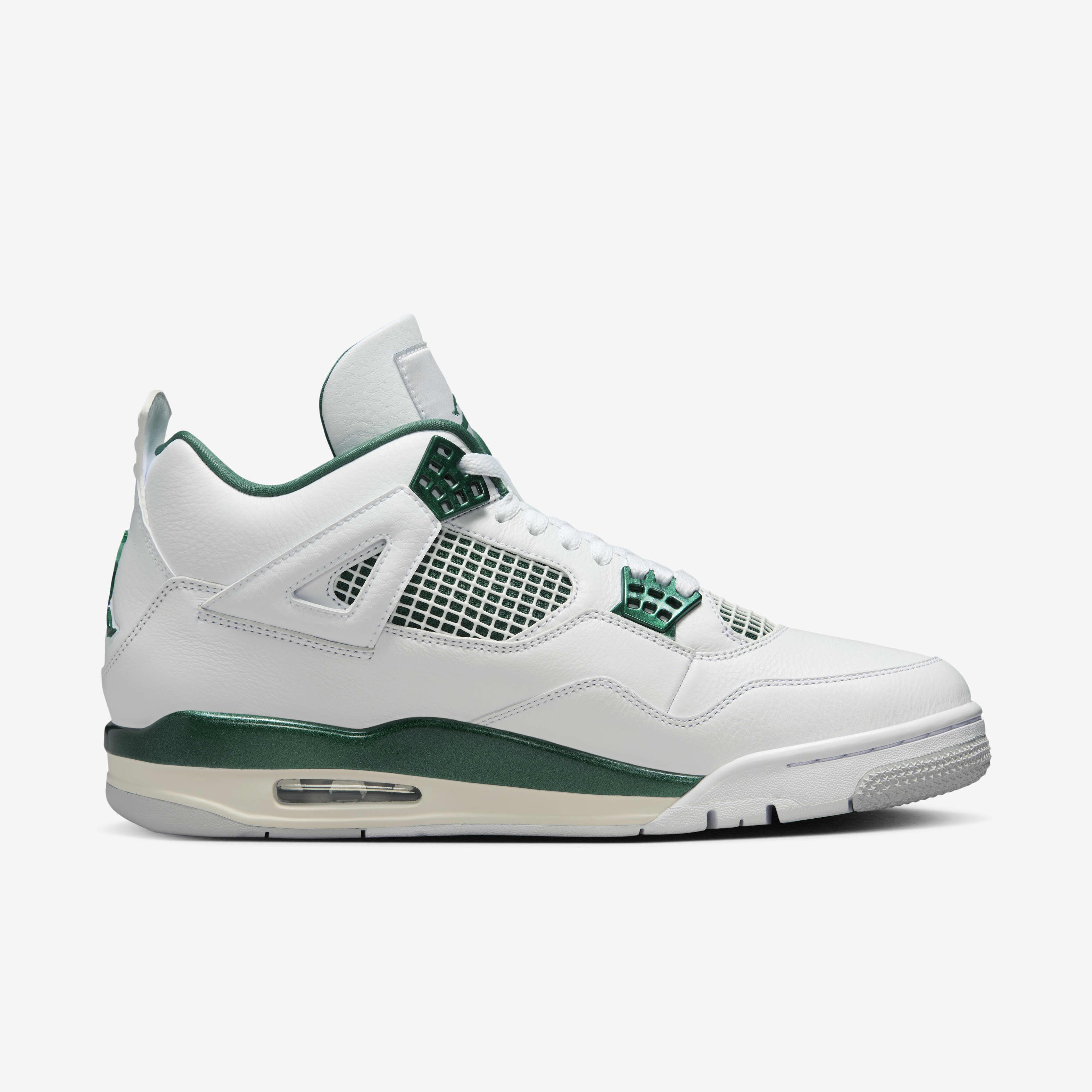 Green and red jordan 4 online