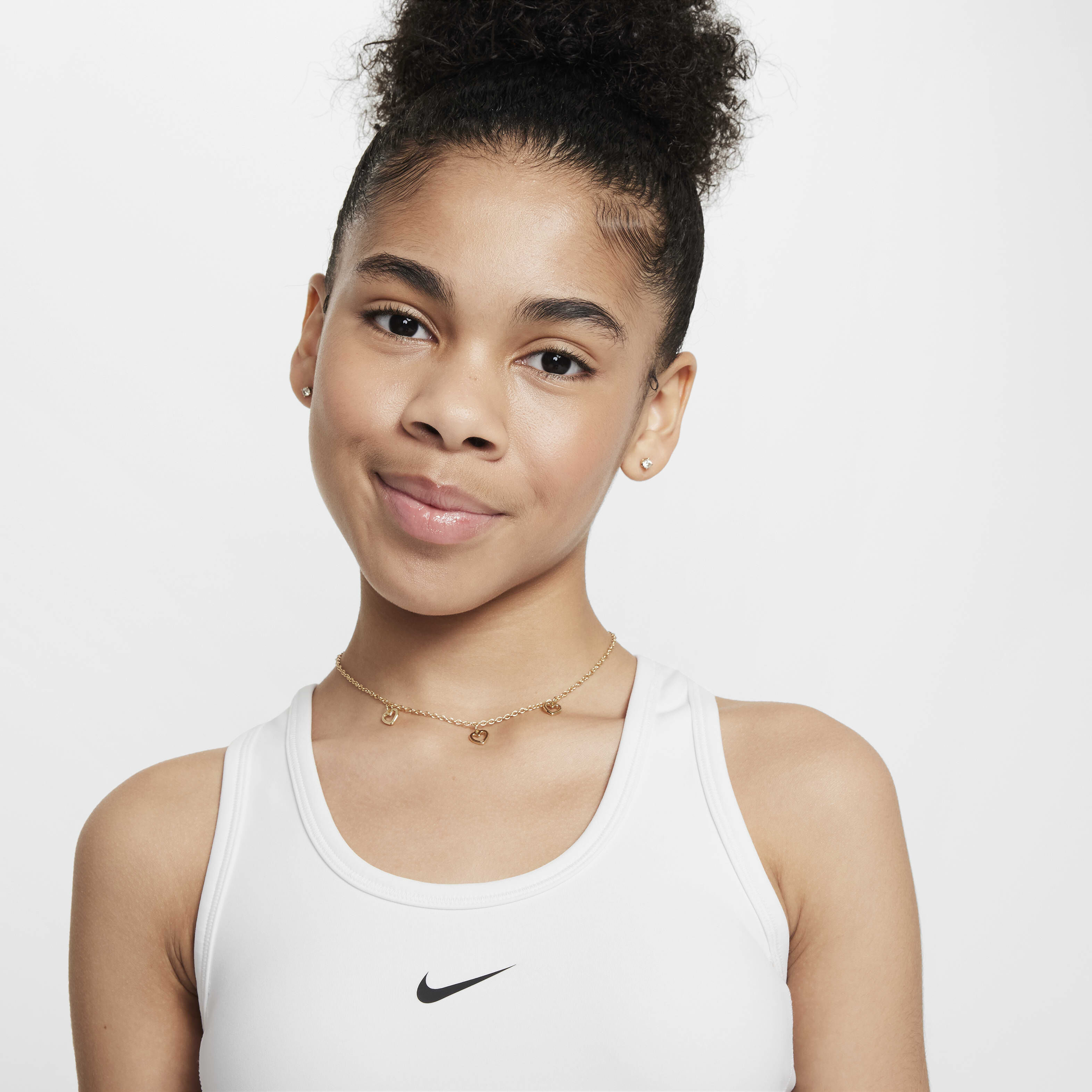 Buy Nike One Fitted Older Kids Girls Dri FIT Tank Top Nike Qatar Official