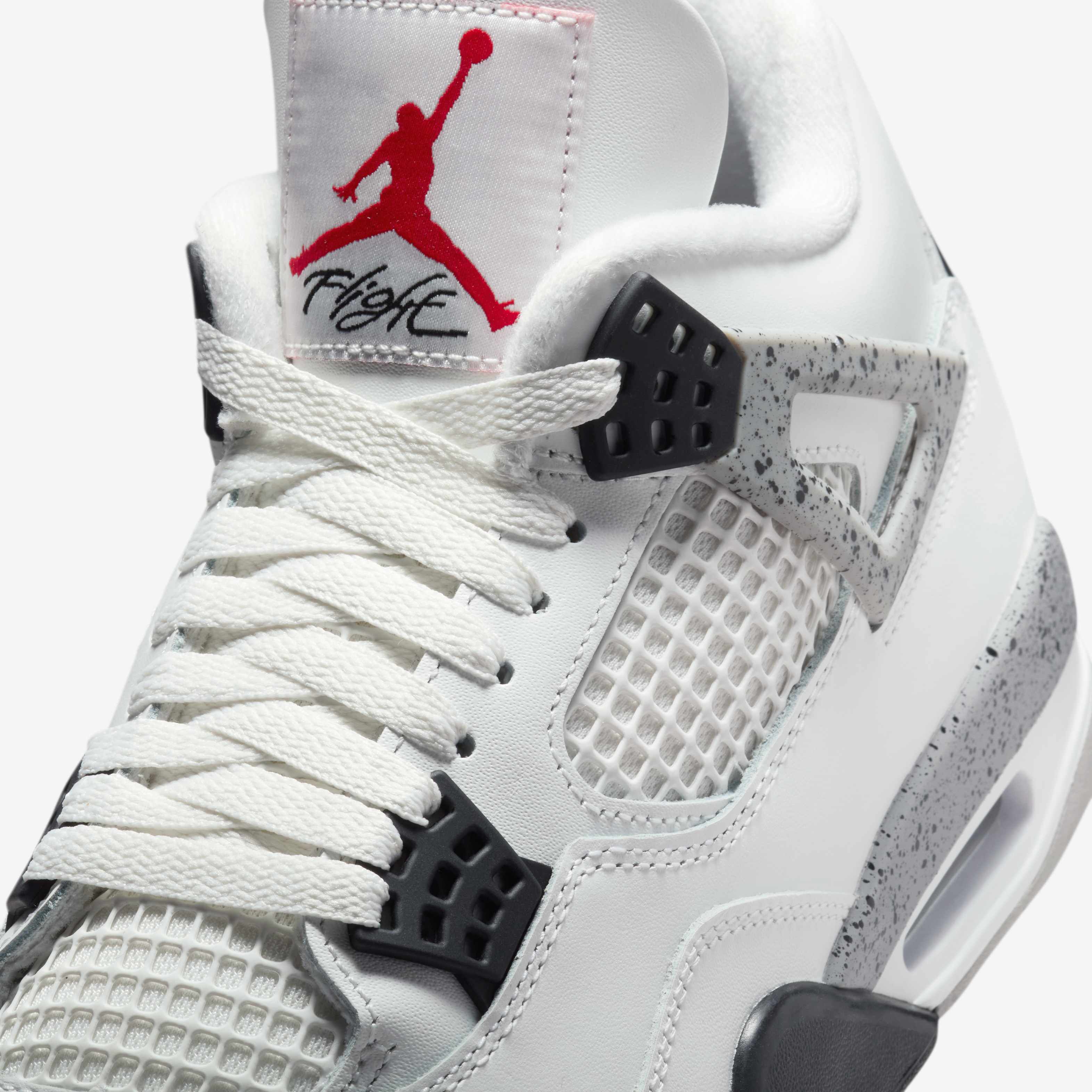 Buy Air Jordan 4 Retro Men's Shoes - Summit White/Cement